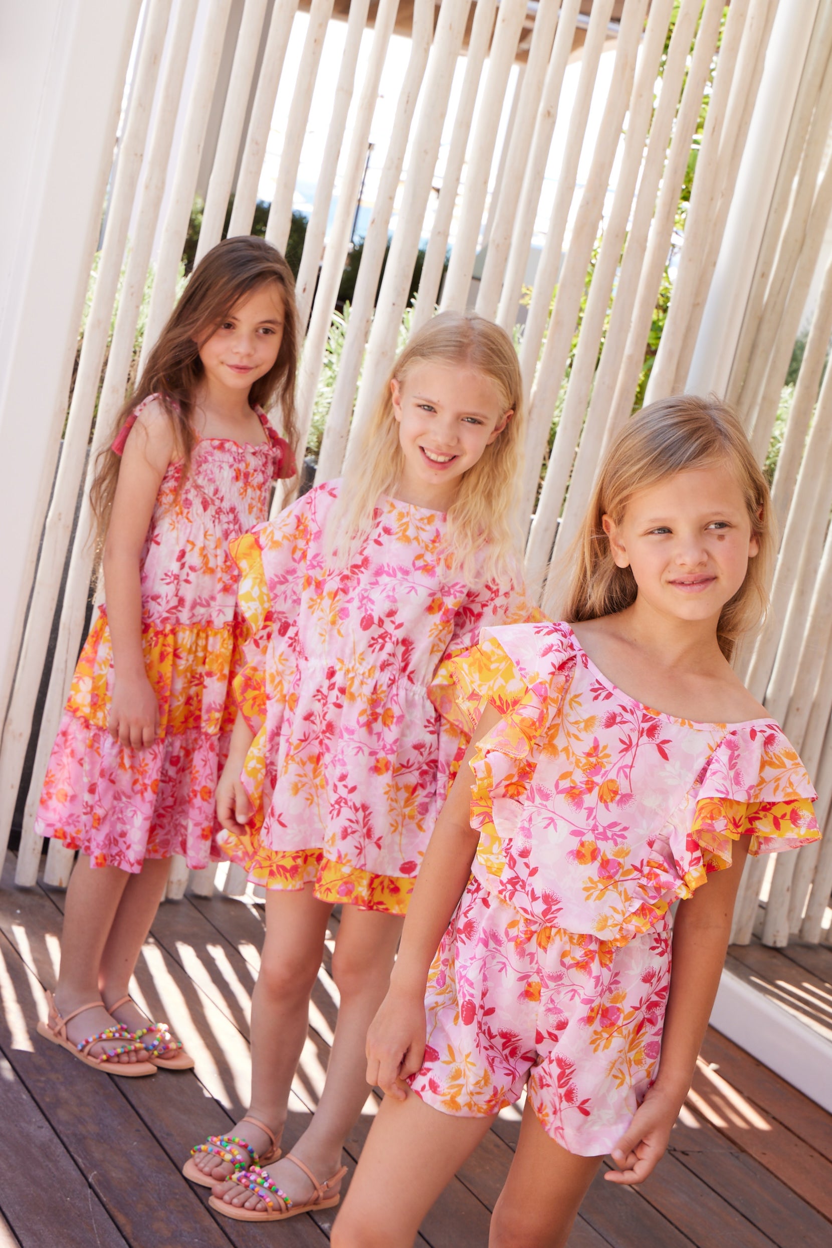GIRL'S DRESS BOTANICAL MIX