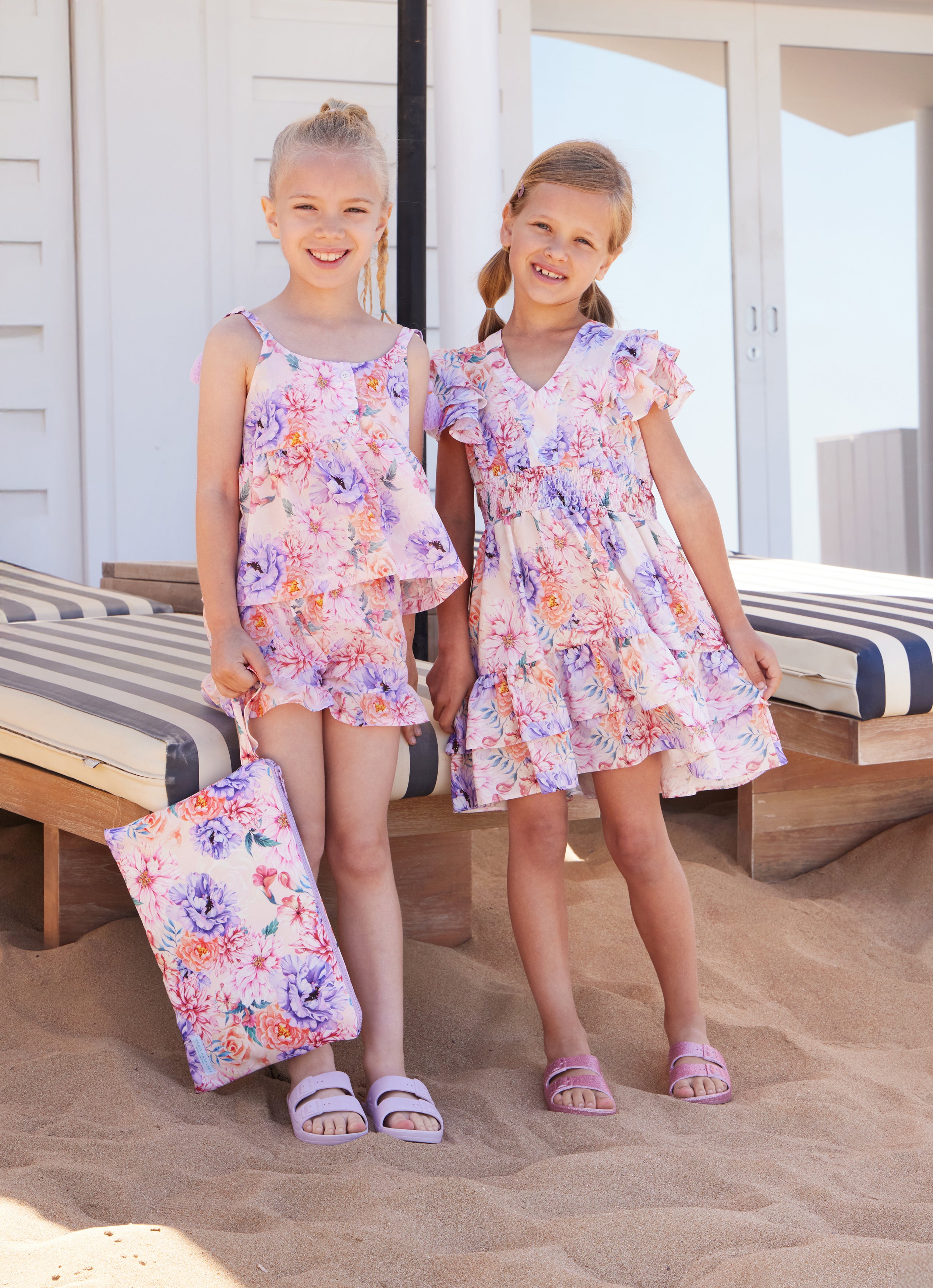 GIRL'S RUFFLED DRESS ROMANTIC