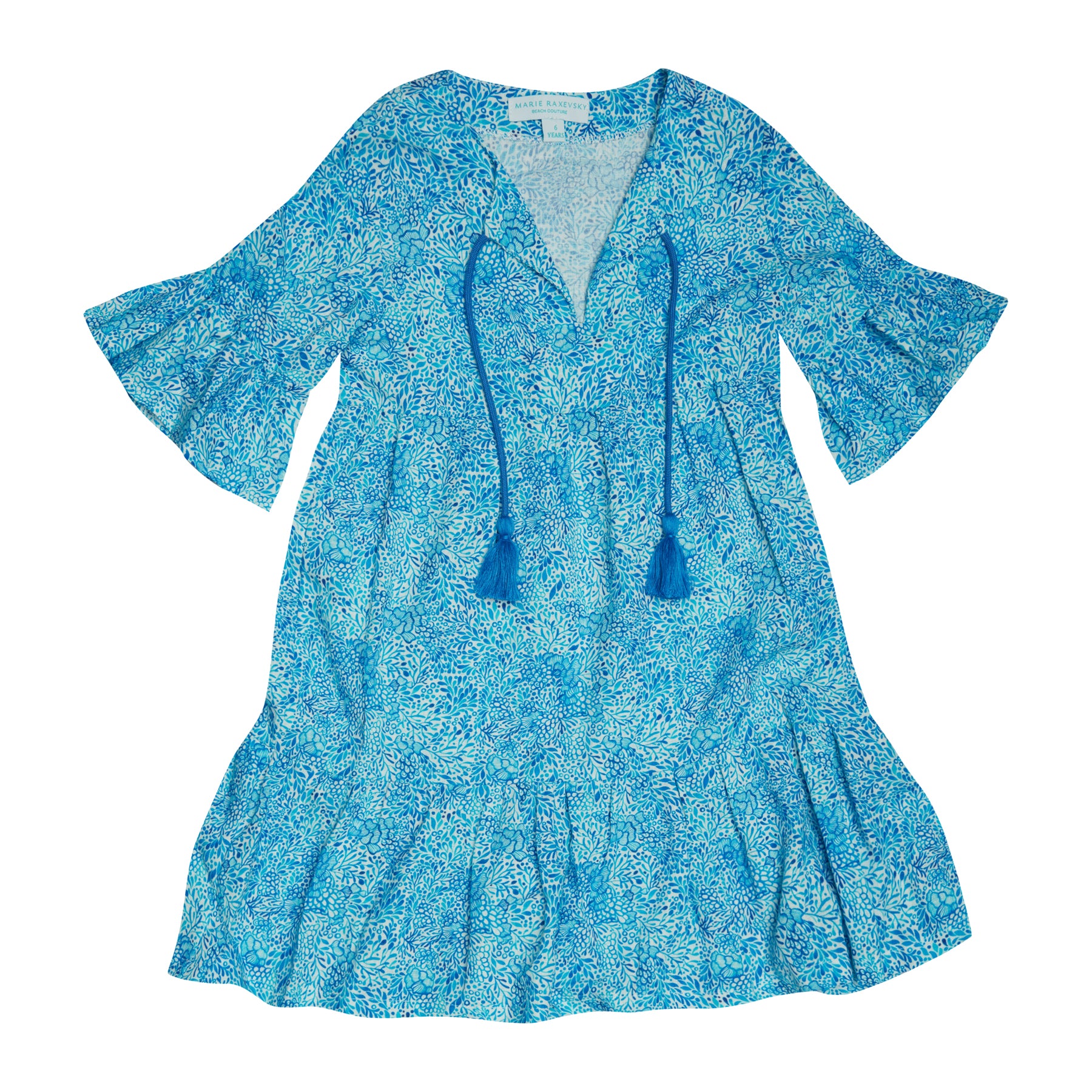 GIRL'S LINEN DRESS IRIS