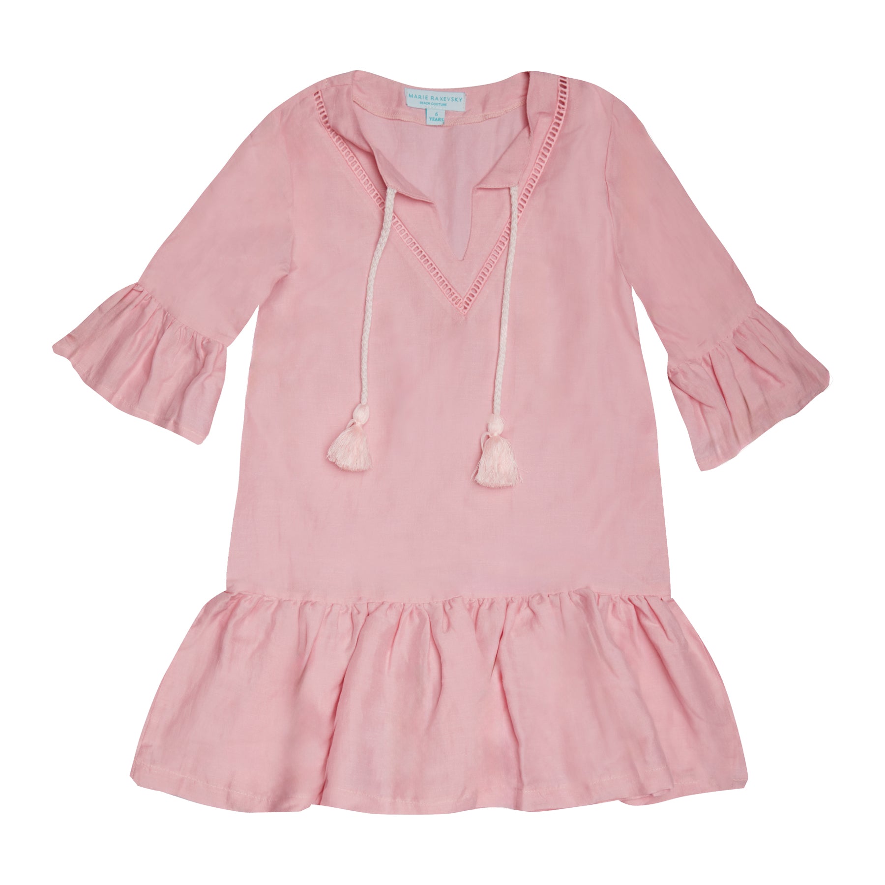 GIRL'S KAFTAN DRESS PINK