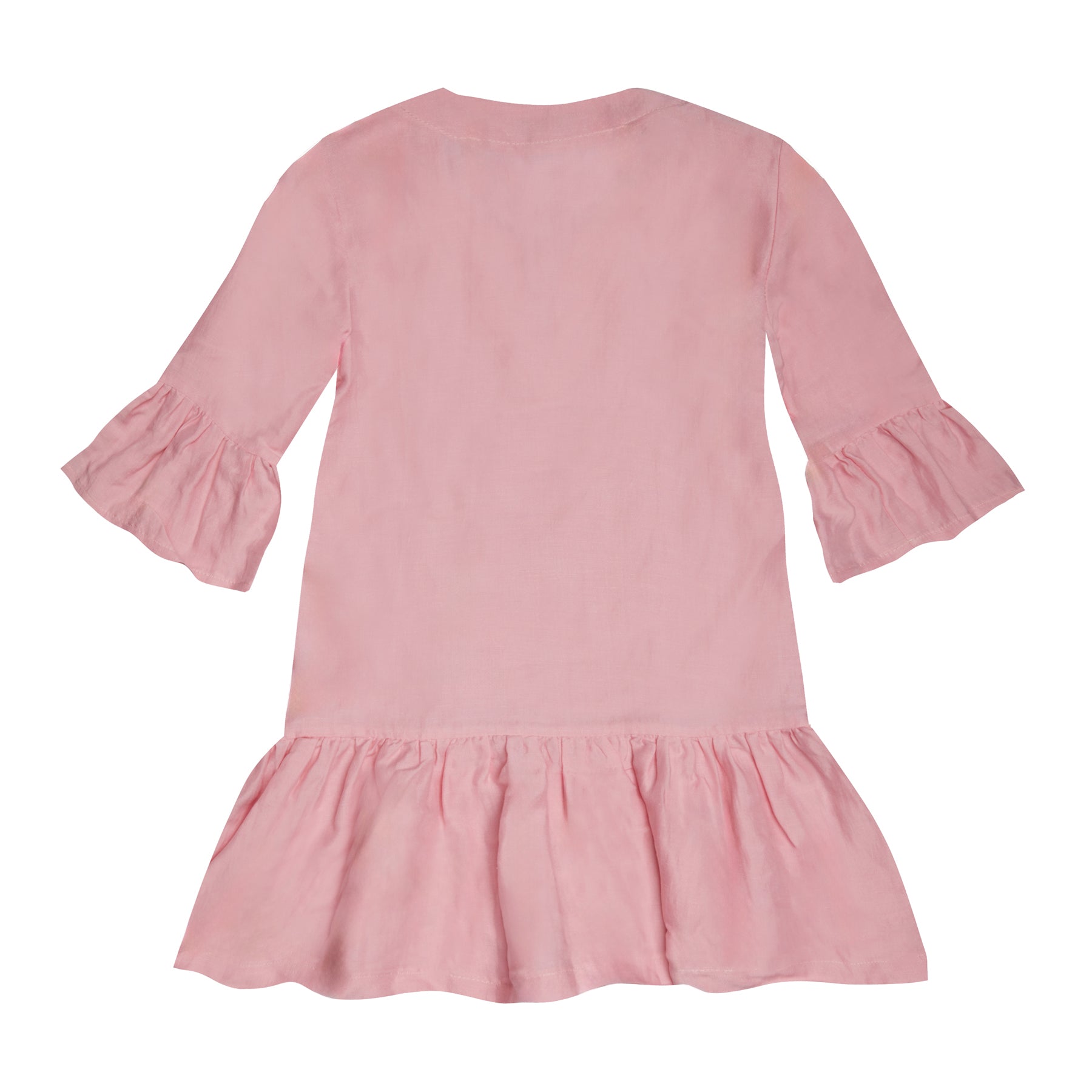 GIRL'S KAFTAN DRESS PINK