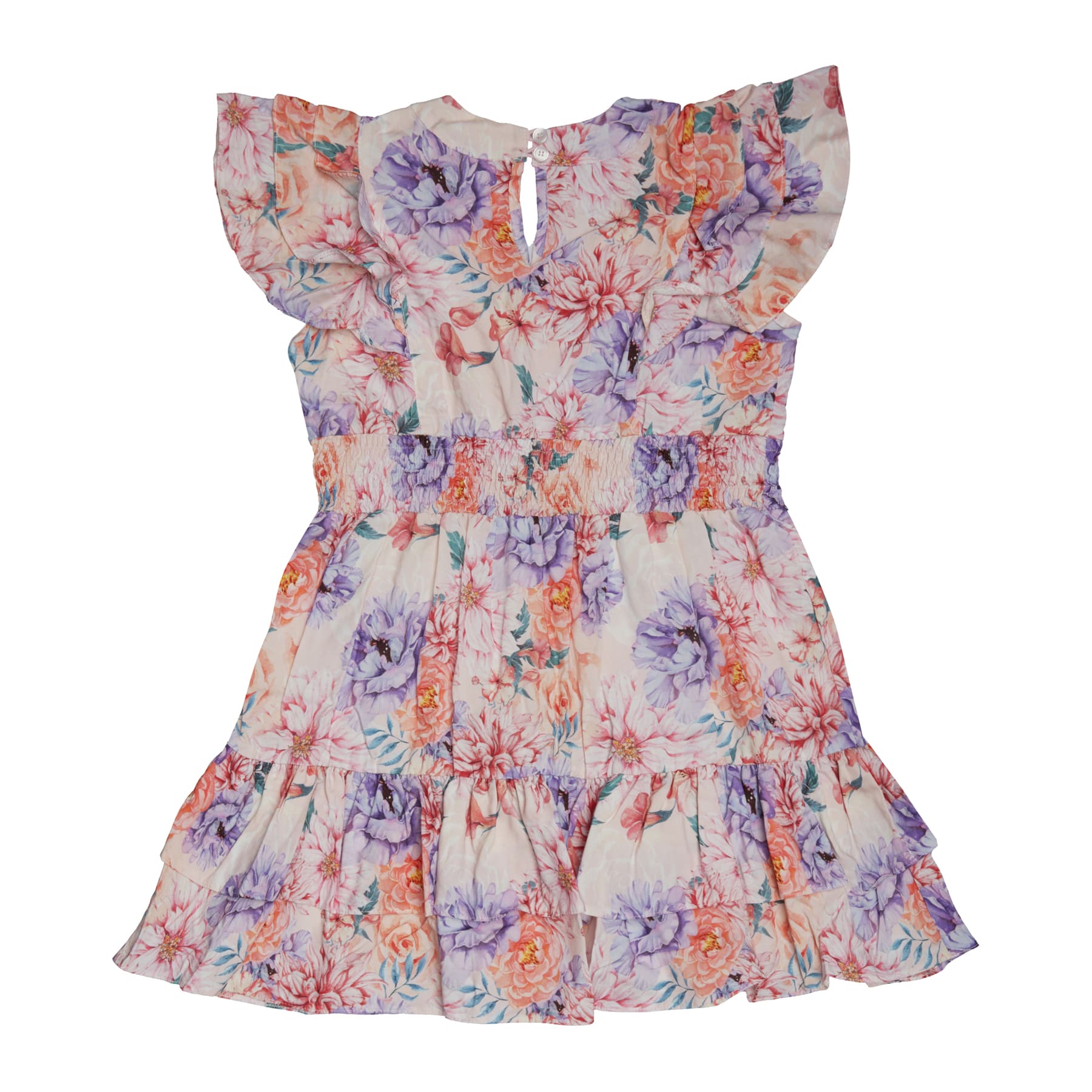 GIRL'S RUFFLED DRESS ROMANTIC