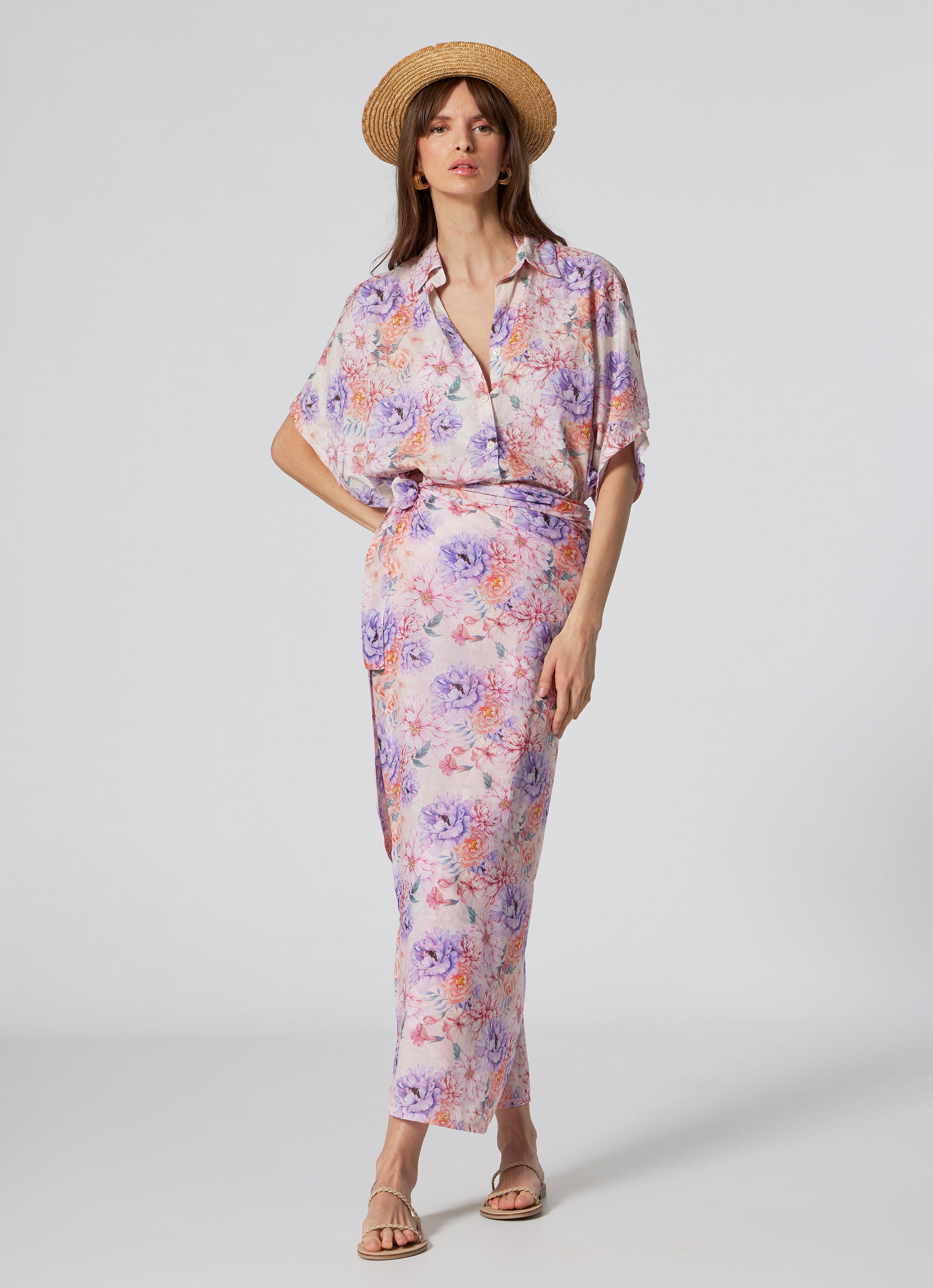WOMEN'S LINEN SHIRT ROMANTIC