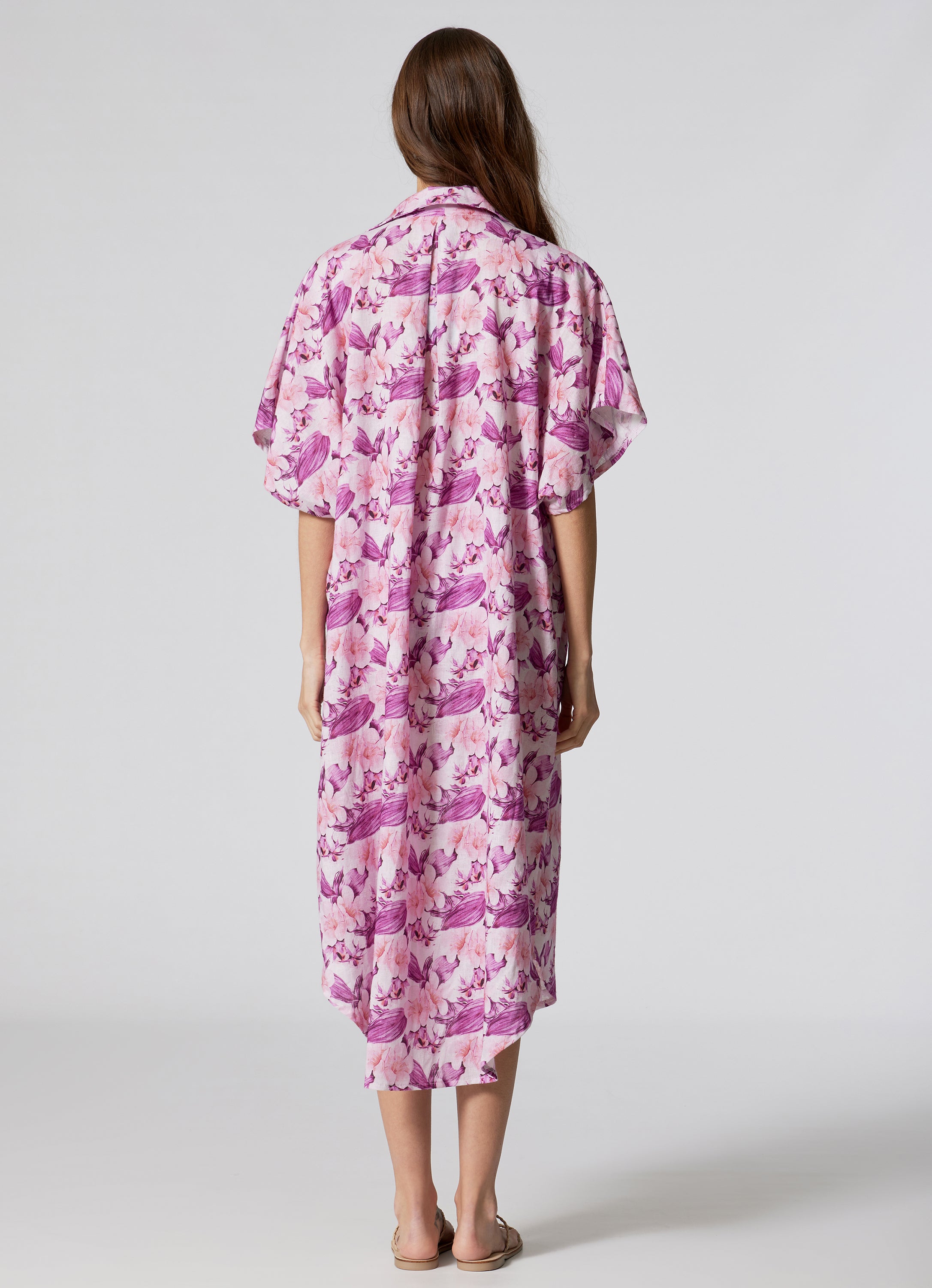 WOMEN’S LONGSHIRT DRESS FLOWERS
