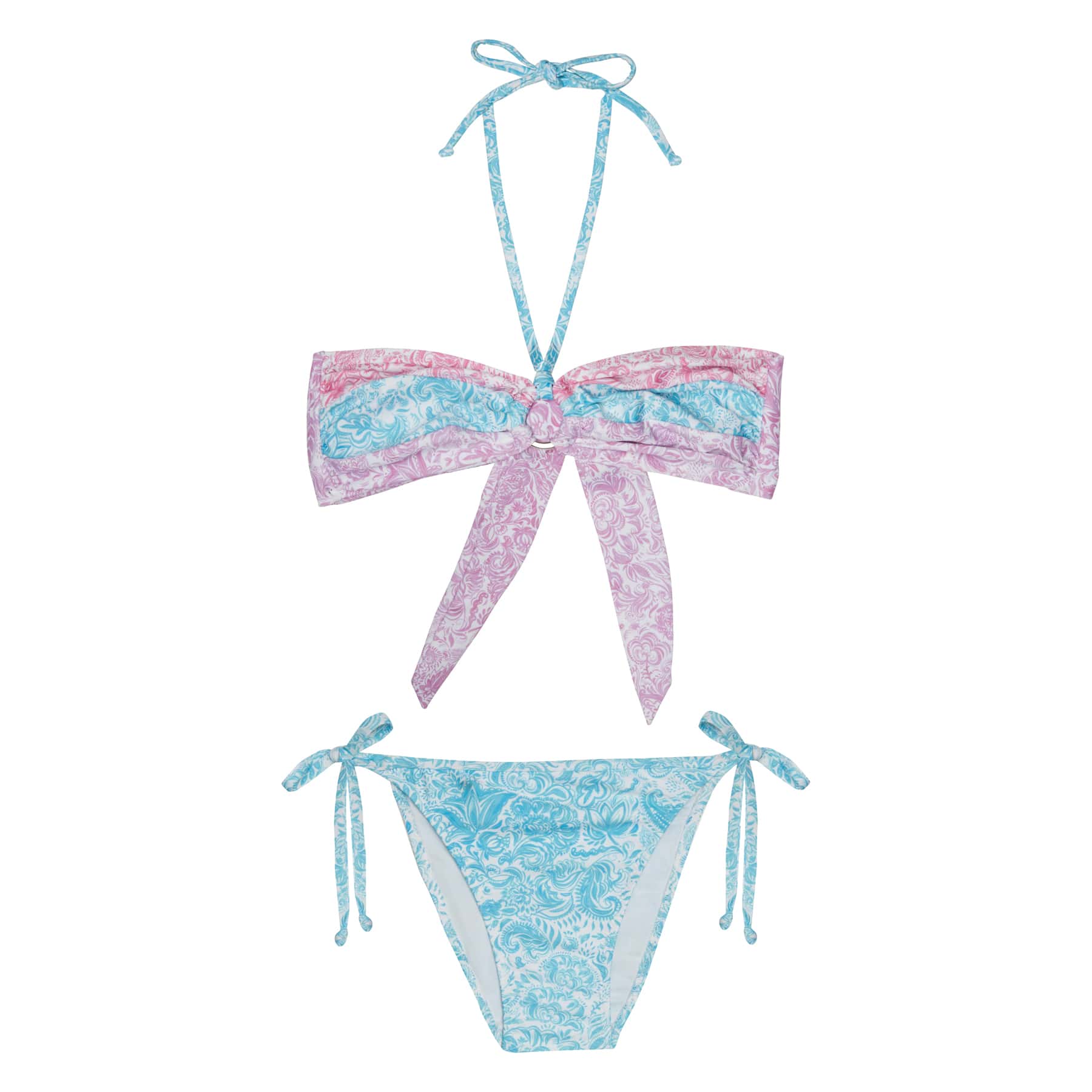 WOMEN'S RING BIKINI PAISLEY MIX