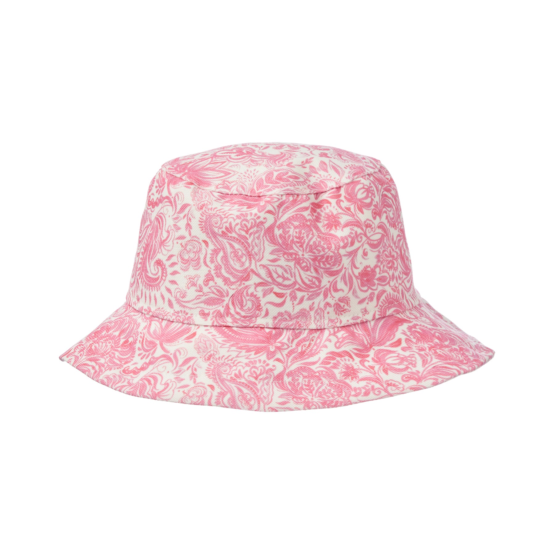BUCKET HAT PAISLEY PINK