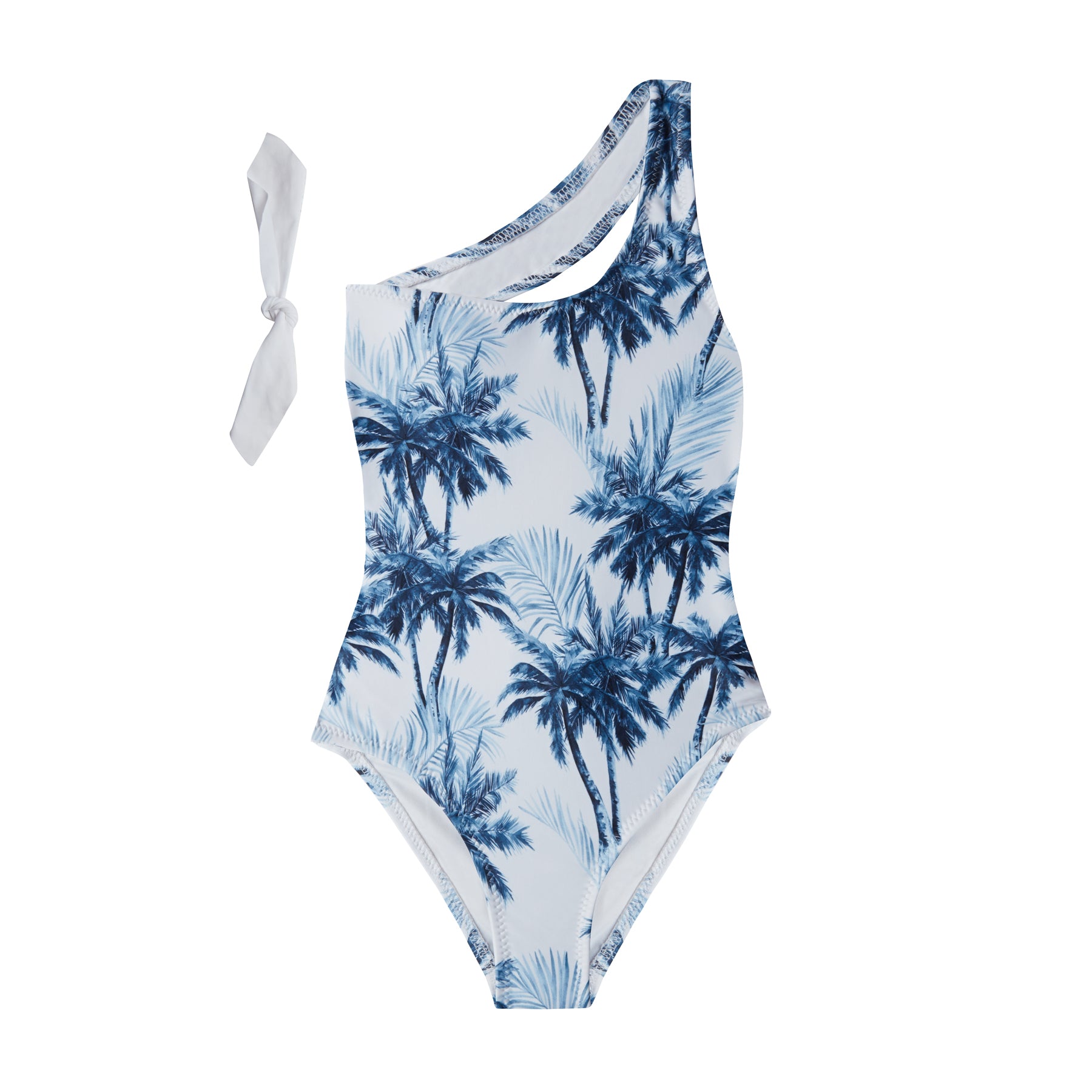 WOMEN'S ONE PIECE ONE SHOULDER PALMS
