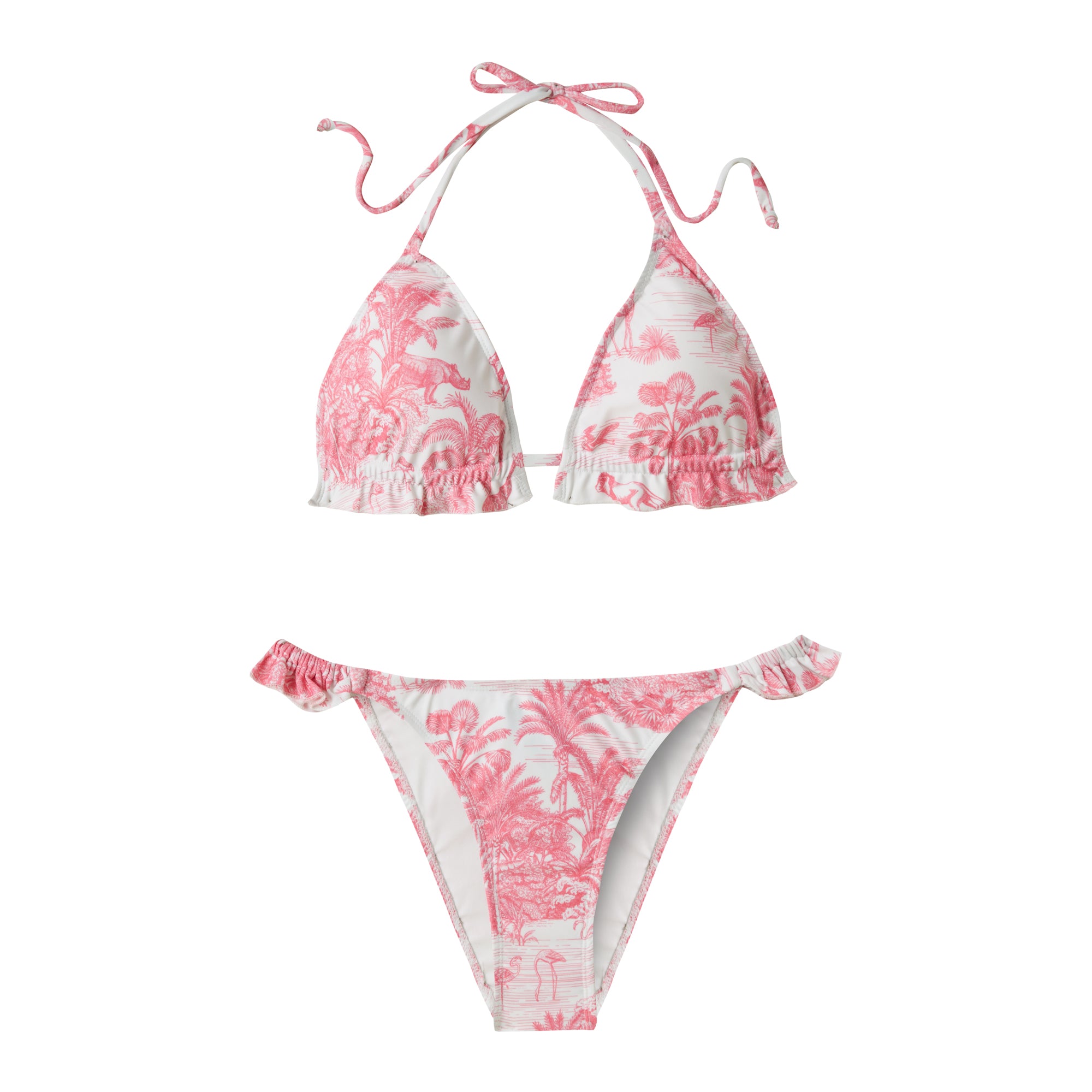 WOMEN'S FROU FROU BIKINI JUNGLE PINK