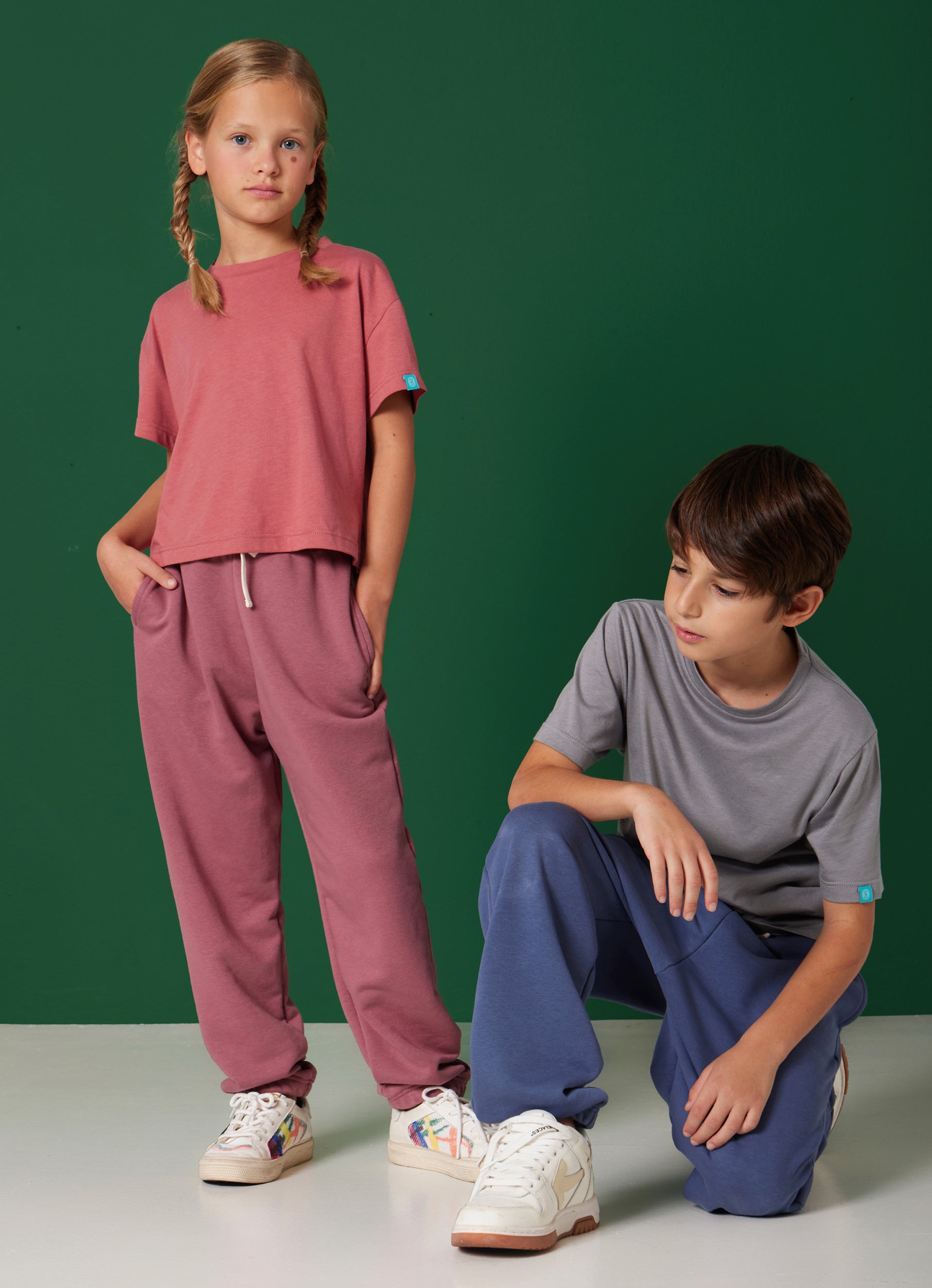 ORGANIC VEGAN T-SHIRT DUSTY  PINK