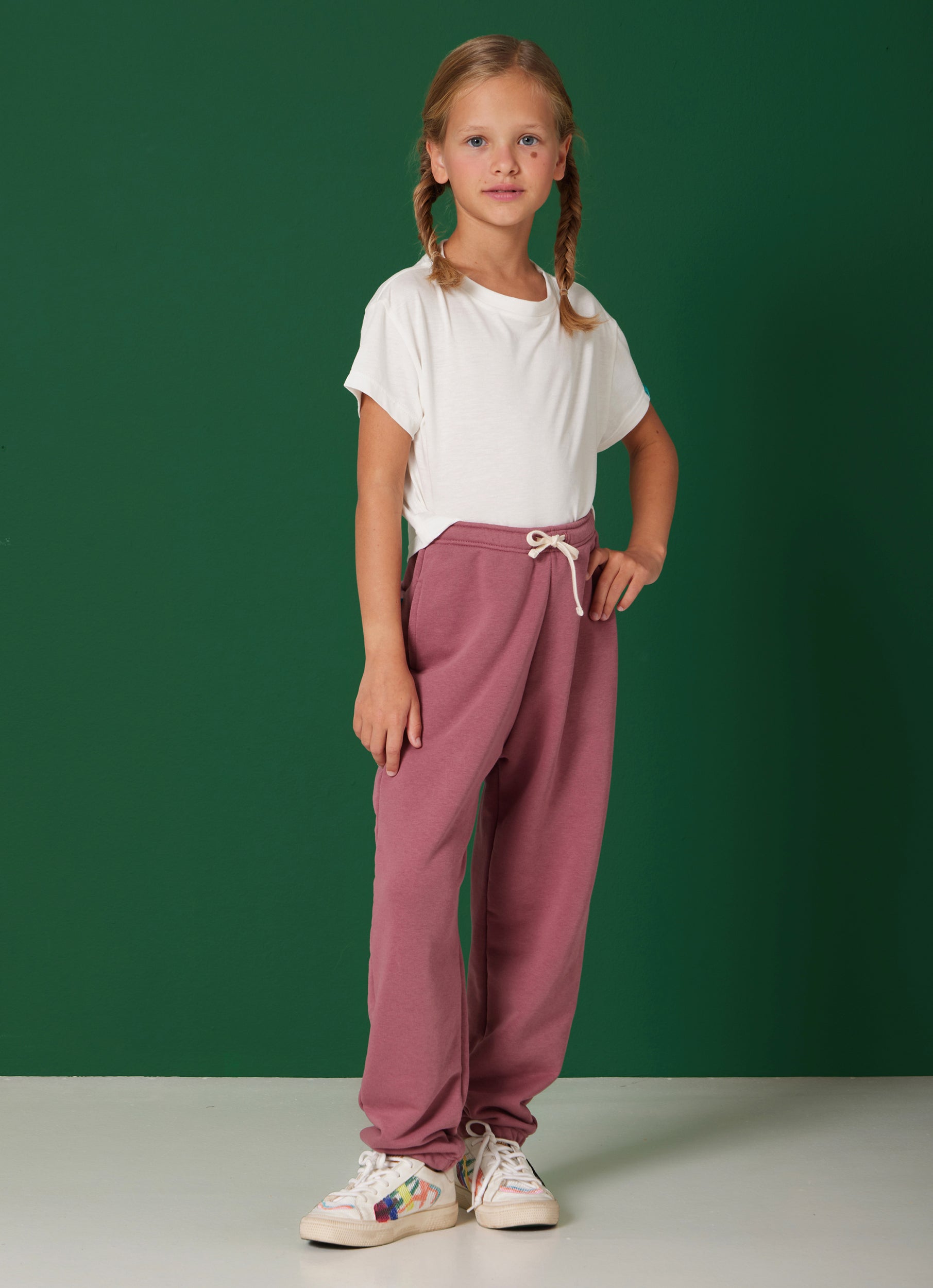 TRACK PANTS DUSTY PINK