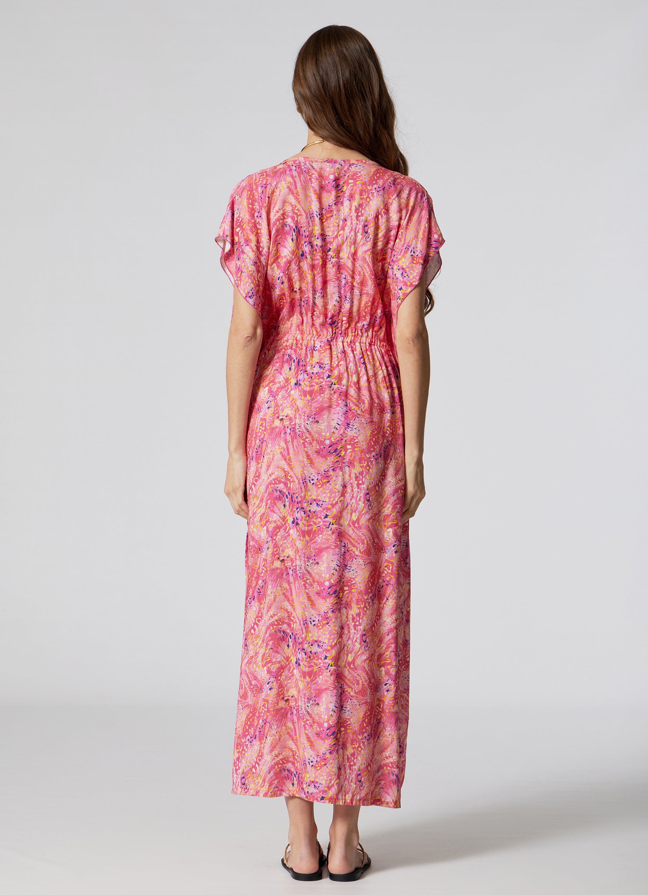 WOMEN'S  LONG KAFTAN SPLASH