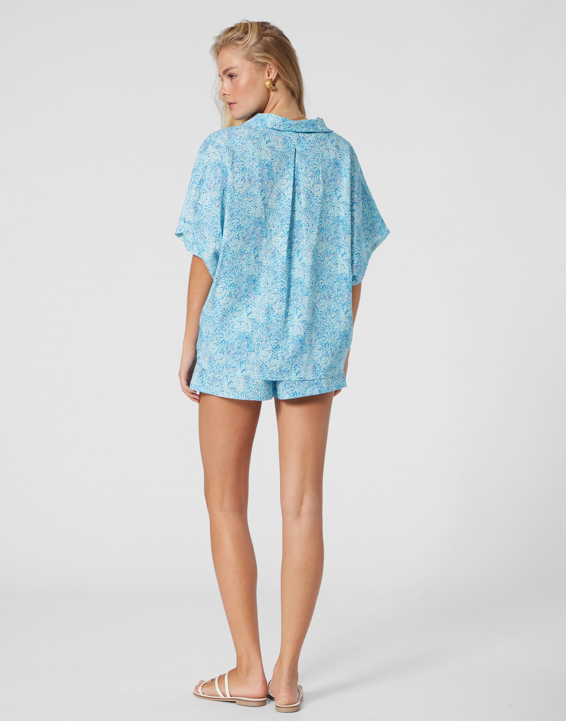 WOMEN'S LINEN SHIRT IRIS