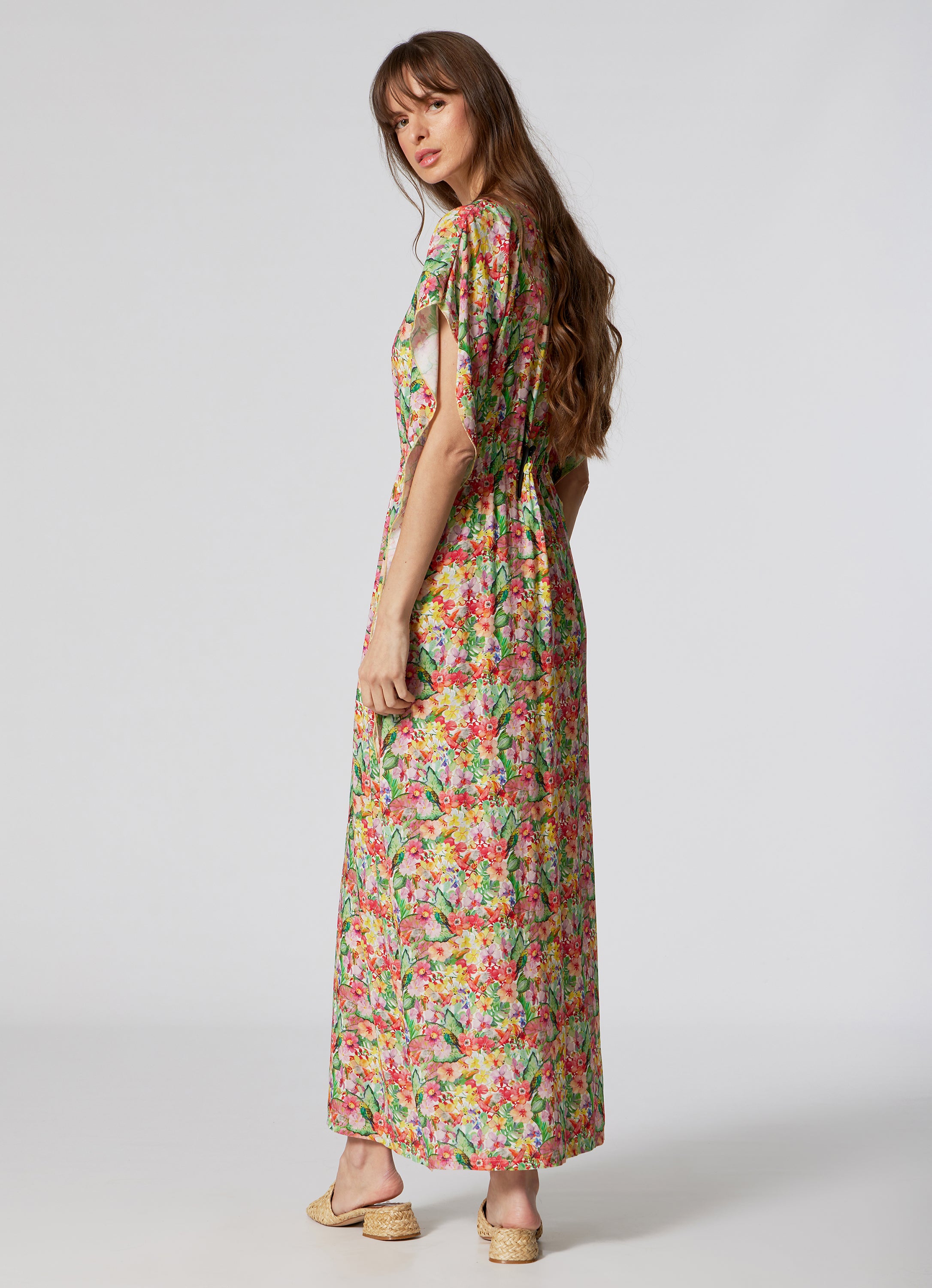 WOMEN'S  LONG KAFTAN GARDEN