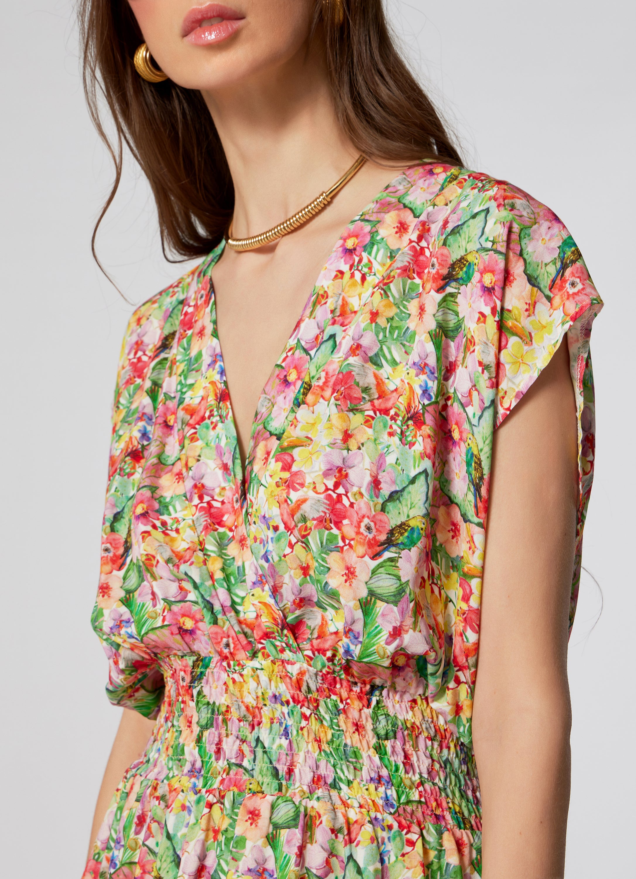 WOMEN'S  LONG KAFTAN GARDEN