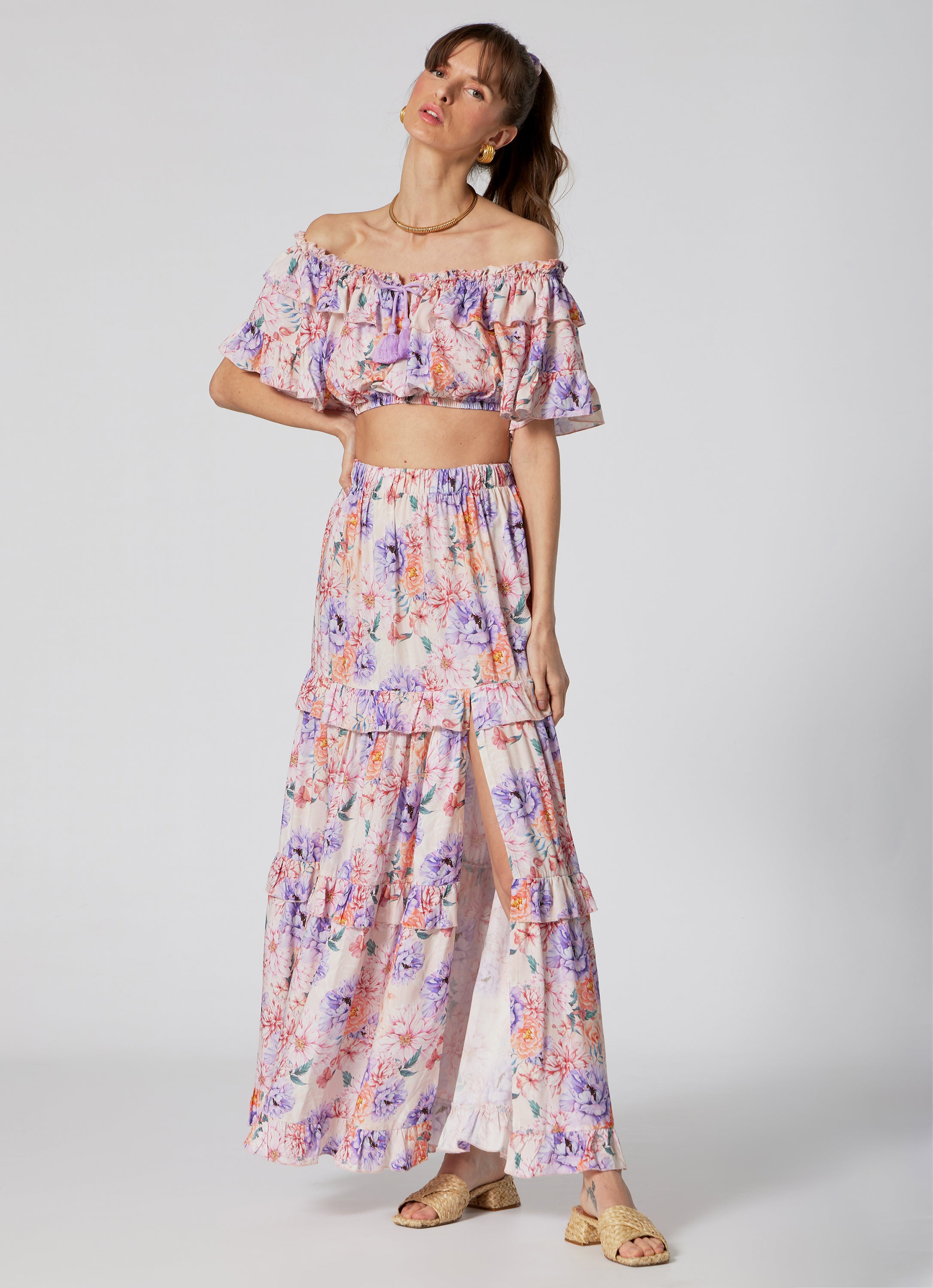 WOMEN'S LONG SKIRT ROMANTIC