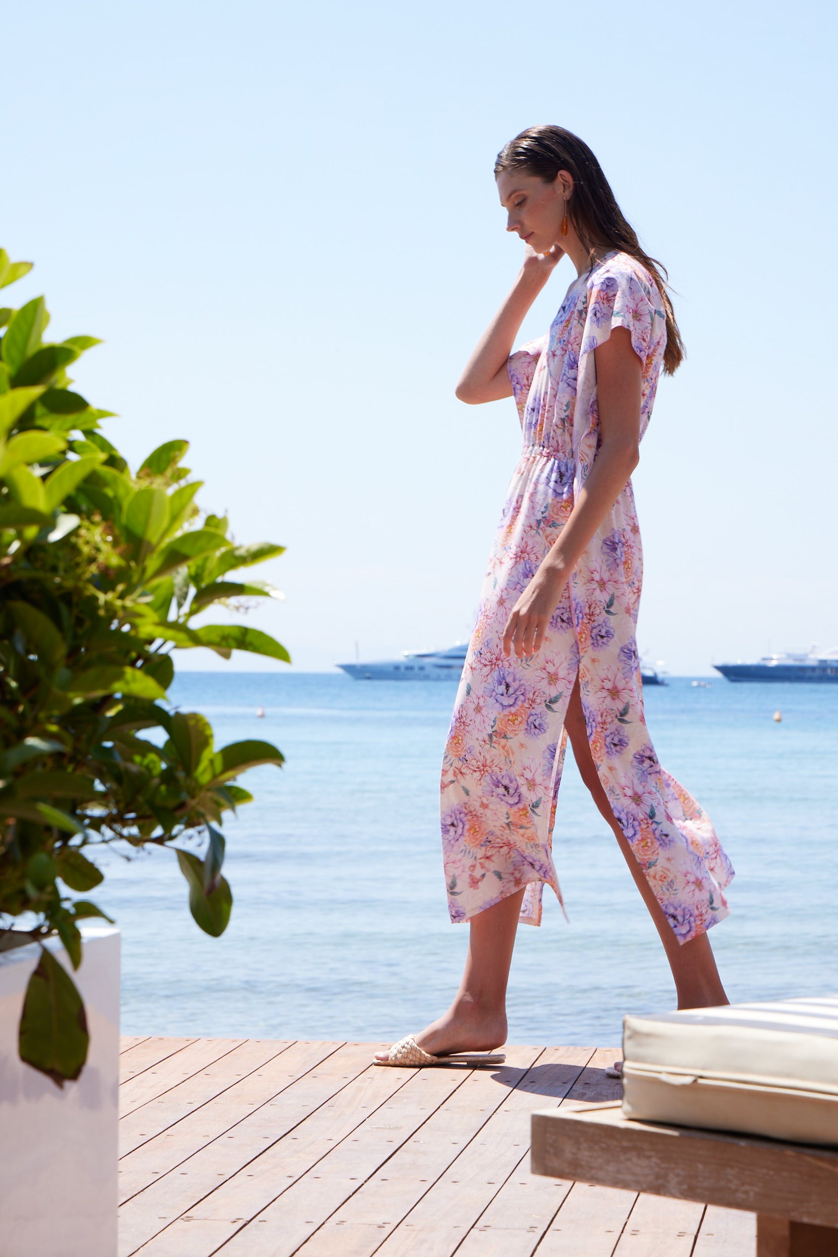 WOMEN'S  LONG KAFTAN ROMANTIC