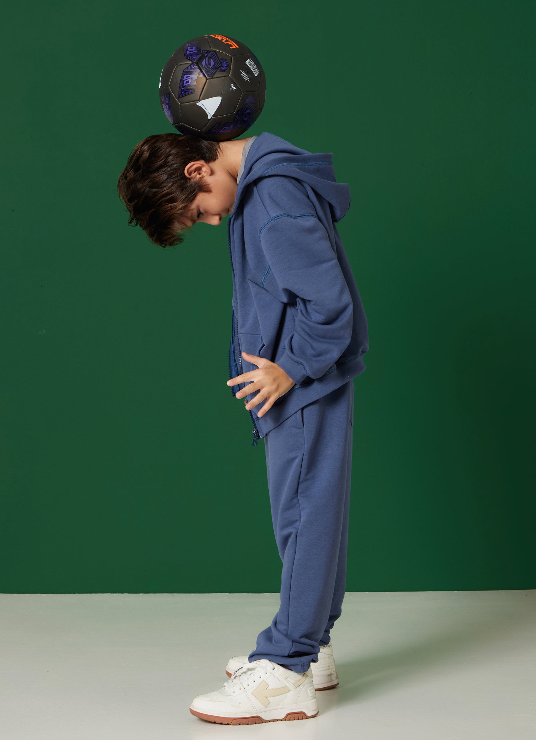 TRACK PANTS DUSTY BLUE