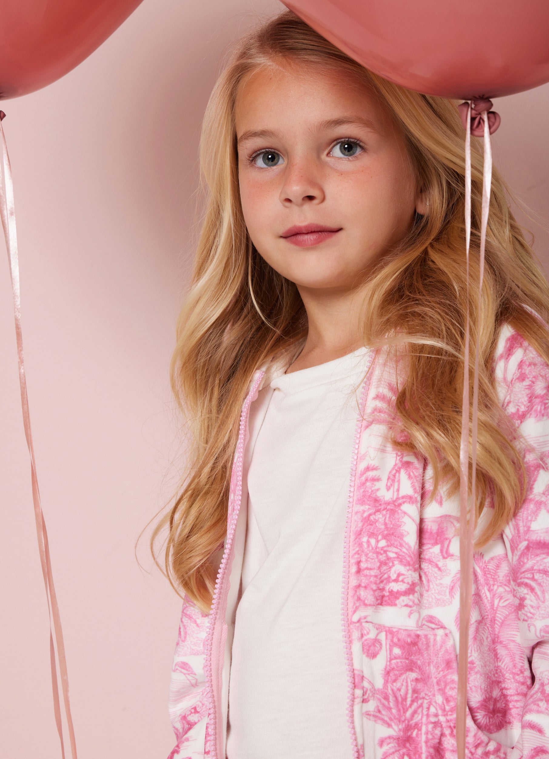GIRL'S TRACKSUIT JUNGLE PINK