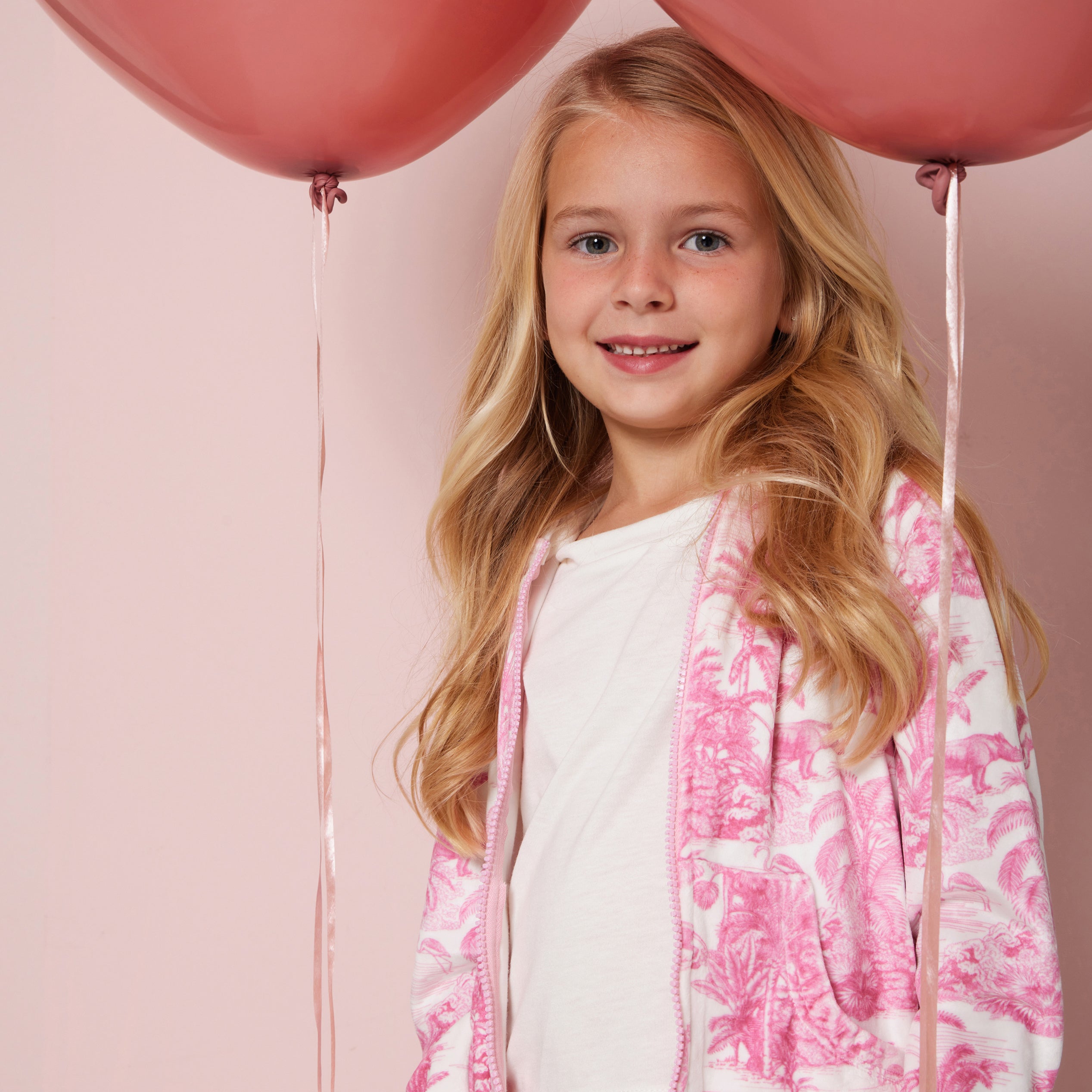 GIRL'S TRACKSUIT JUNGLE PINK