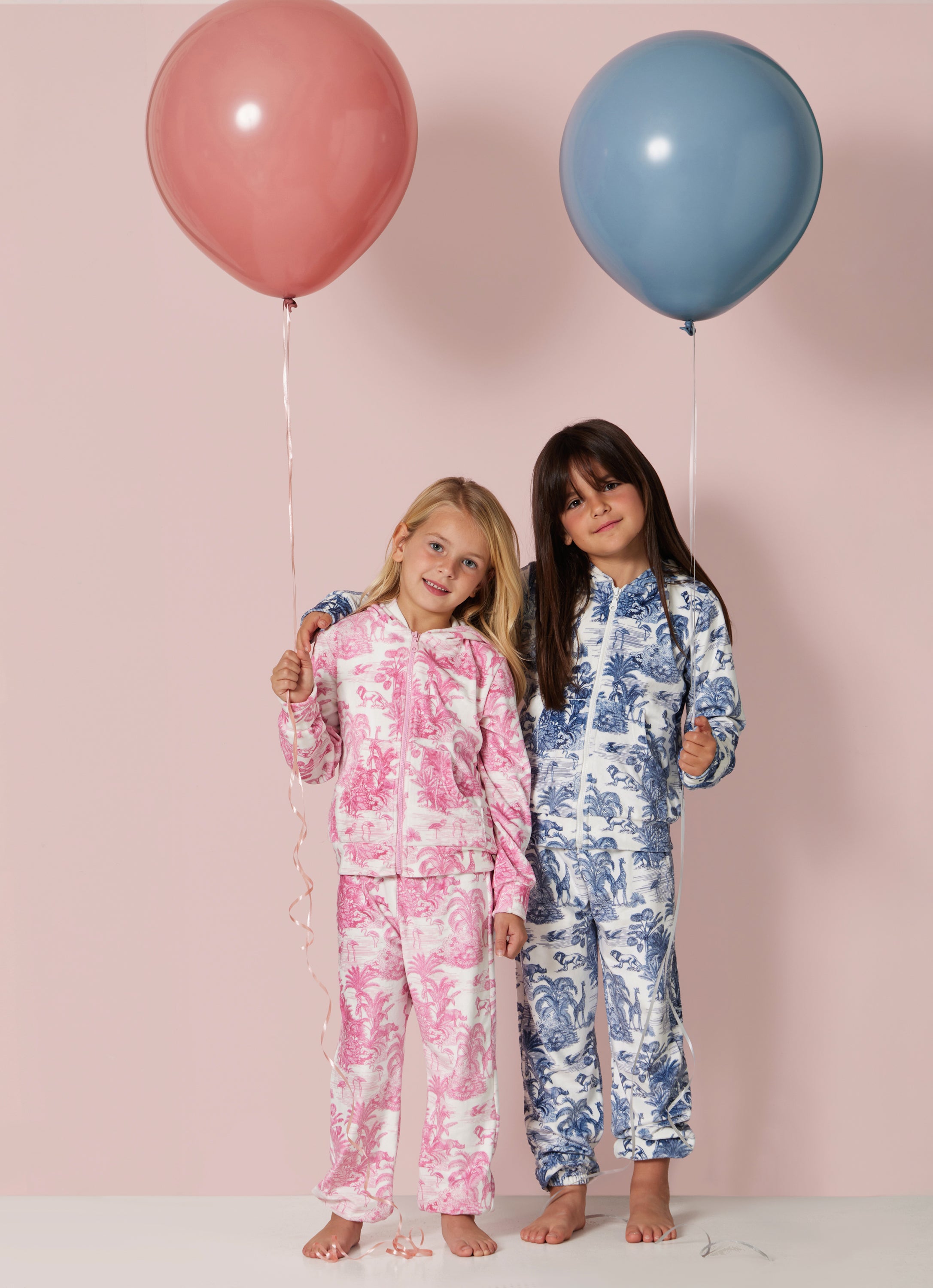 GIRL'S TRACKSUIT JUNGLE PINK