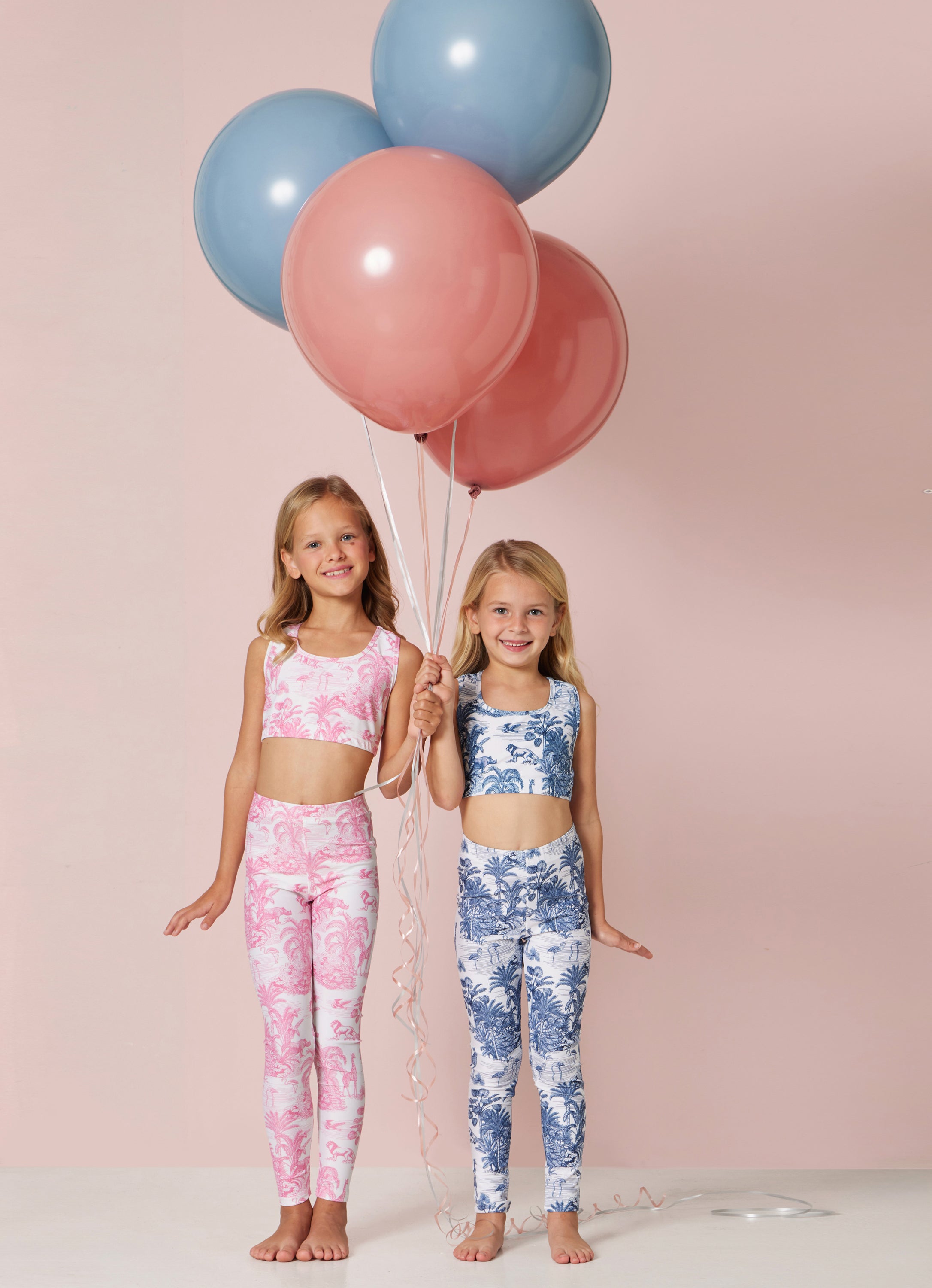 GIRL'S ACTIVE  TOP JUNGLE PINK