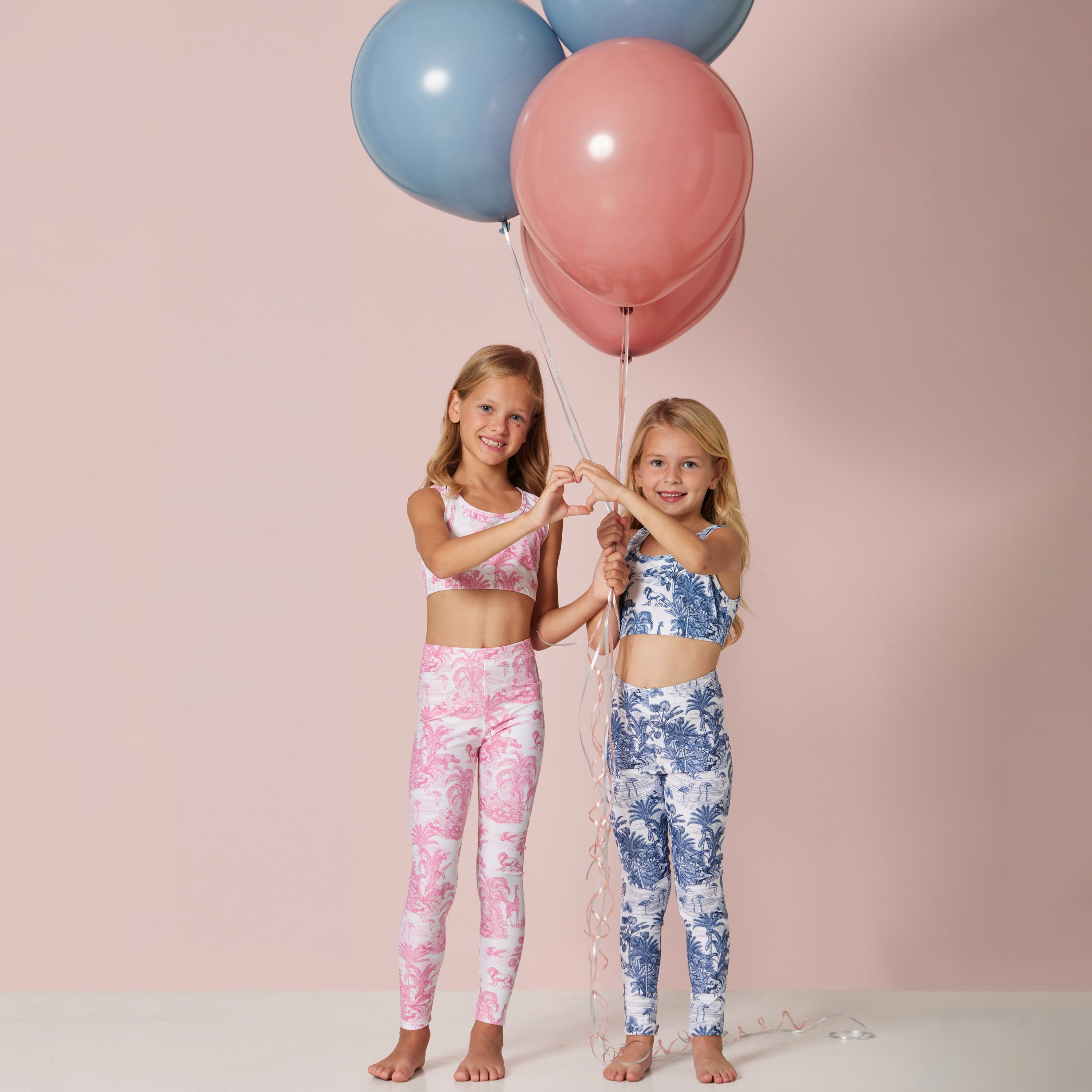 GIRL'S ACTIVE  TOP JUNGLE PINK
