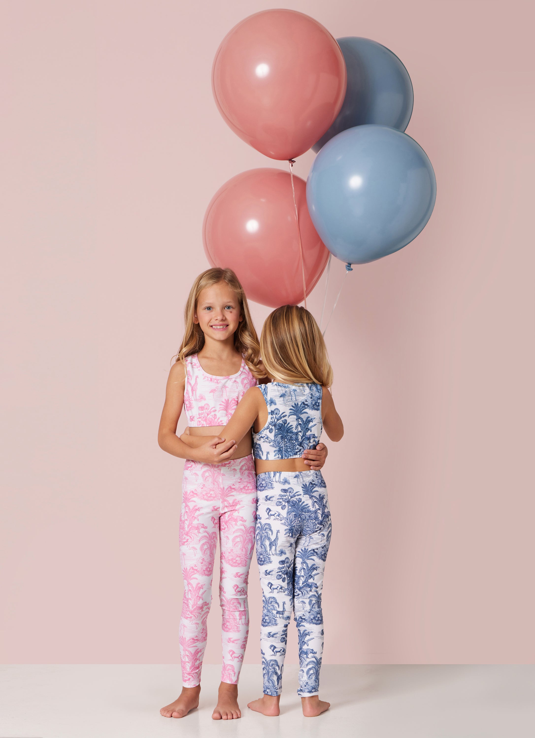 GIRL'S ACTIVE  TOP JUNGLE PINK