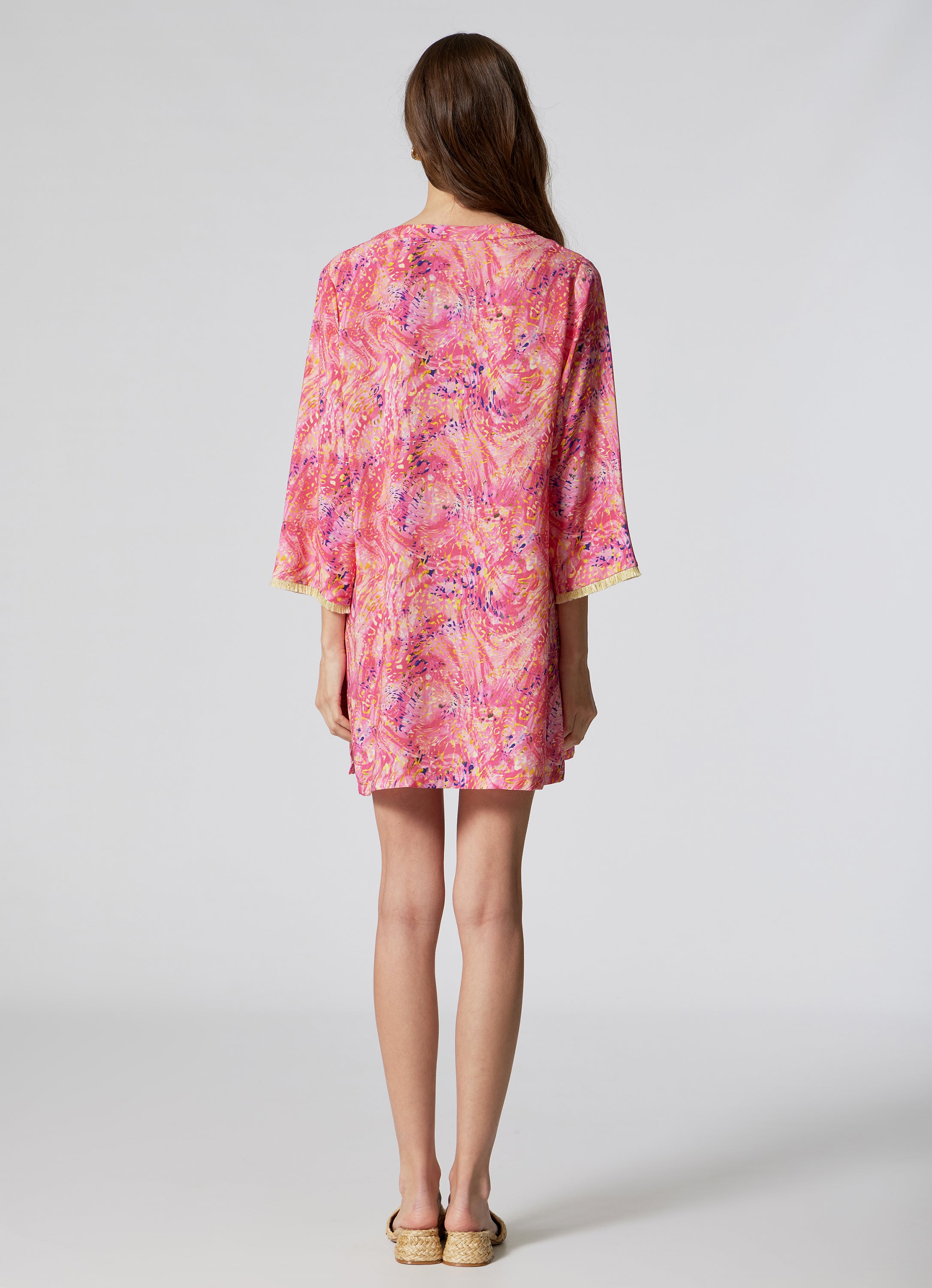 WOMEN'S SHORT KAFTAN SPLASH