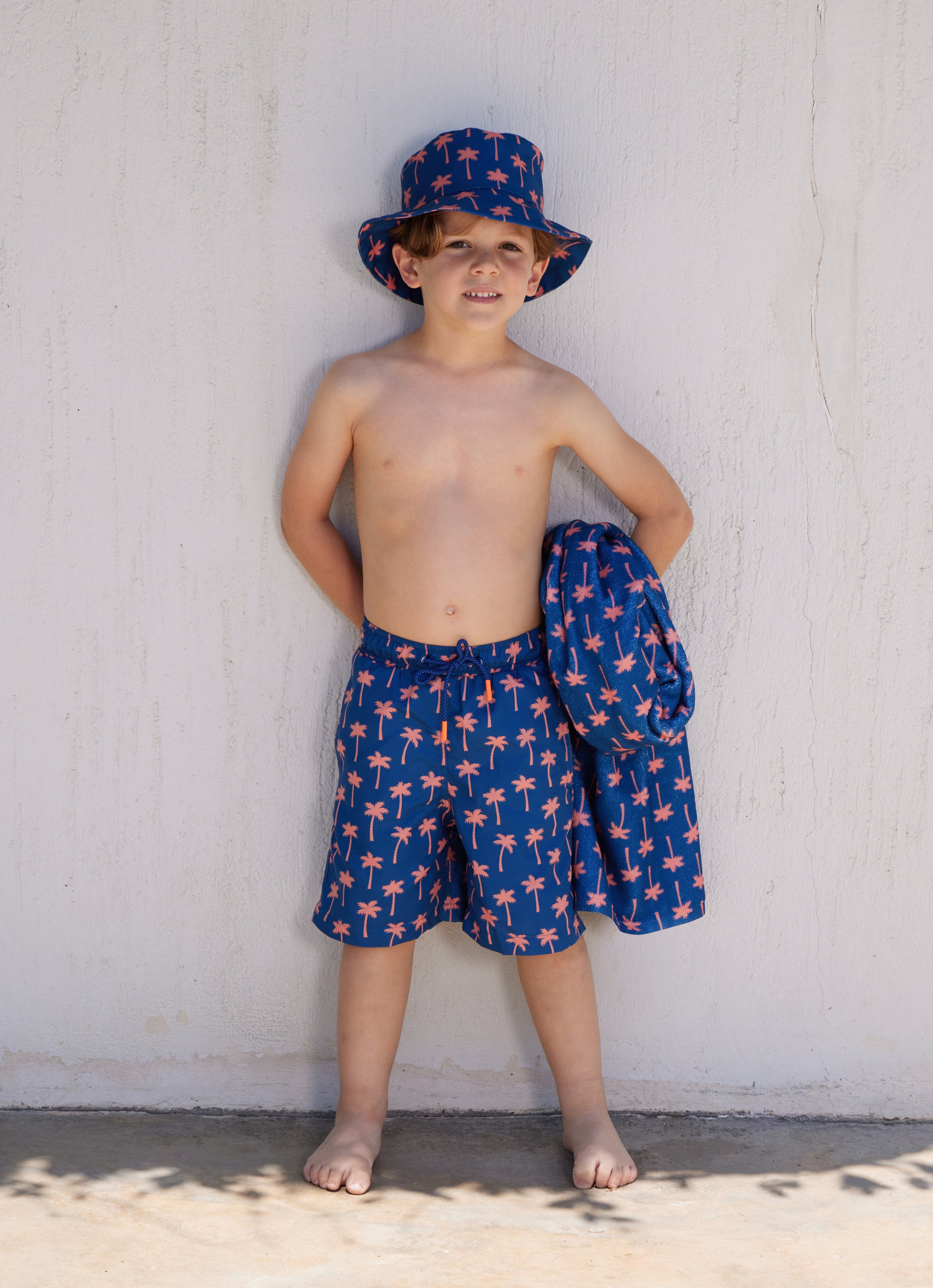BOY'S SWIM SHORTS  PALMS