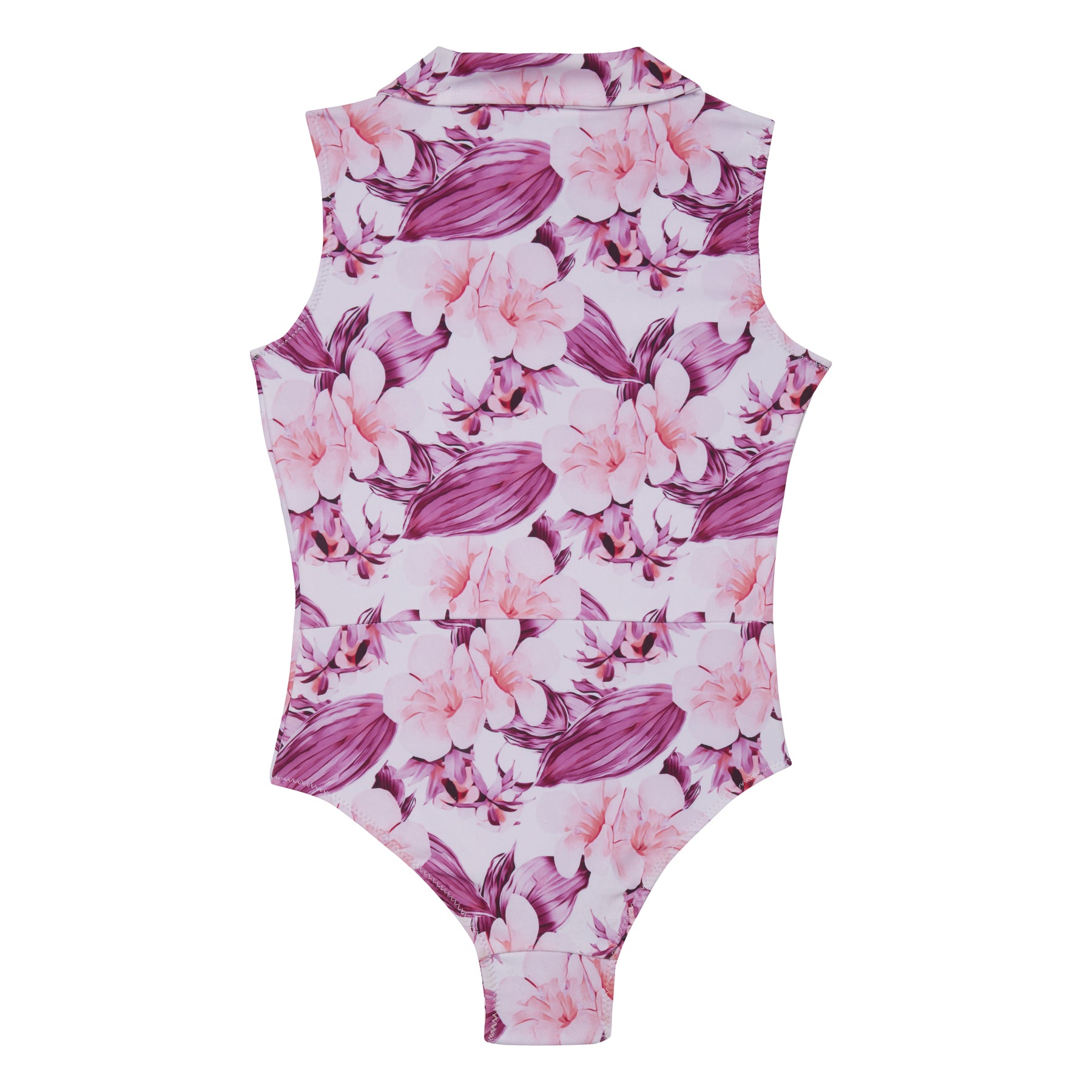 GIRL'S  ONE PIECE SLEEVELESS FLOWERS