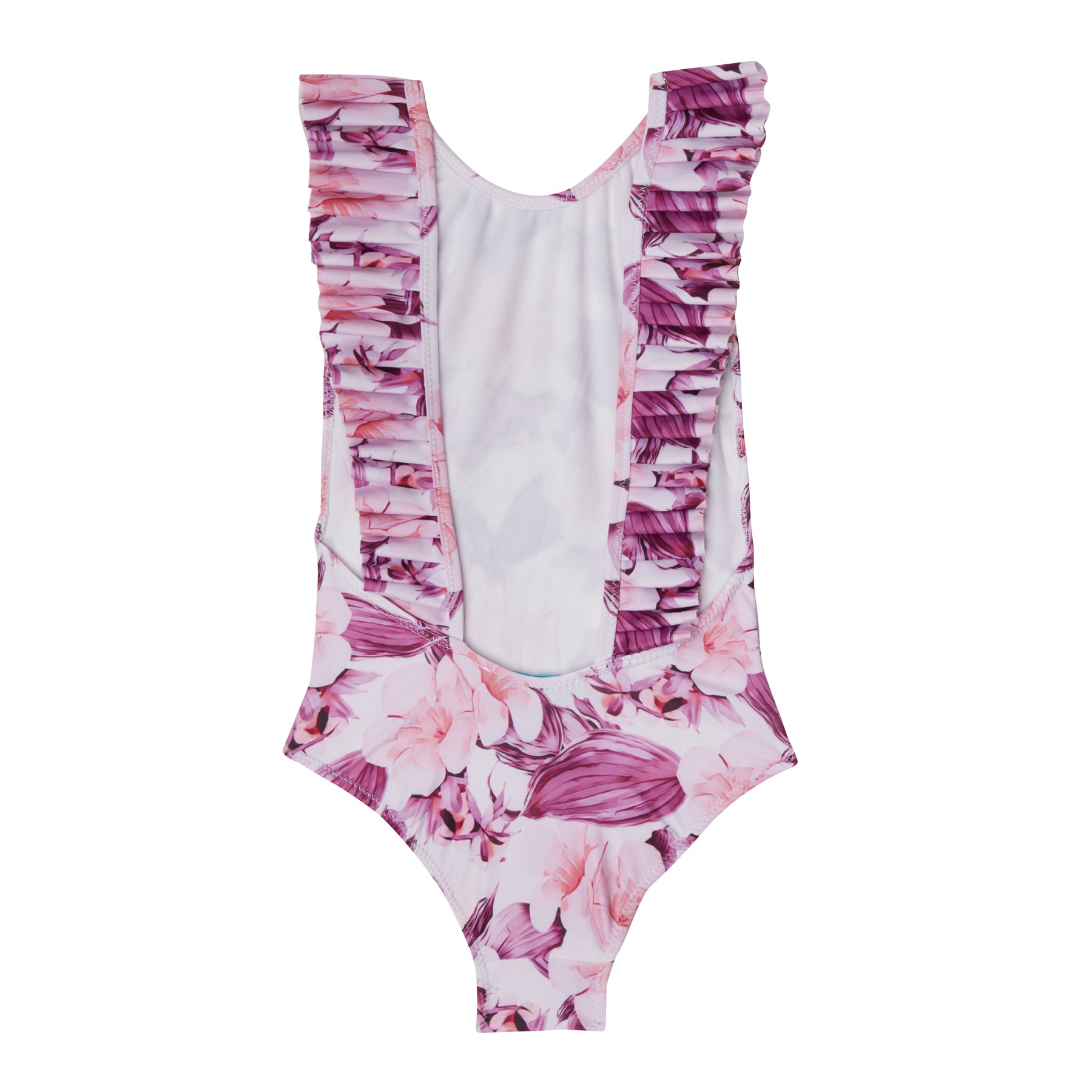 GIRL'S  ONE PIECE PLEATED FLOWERS