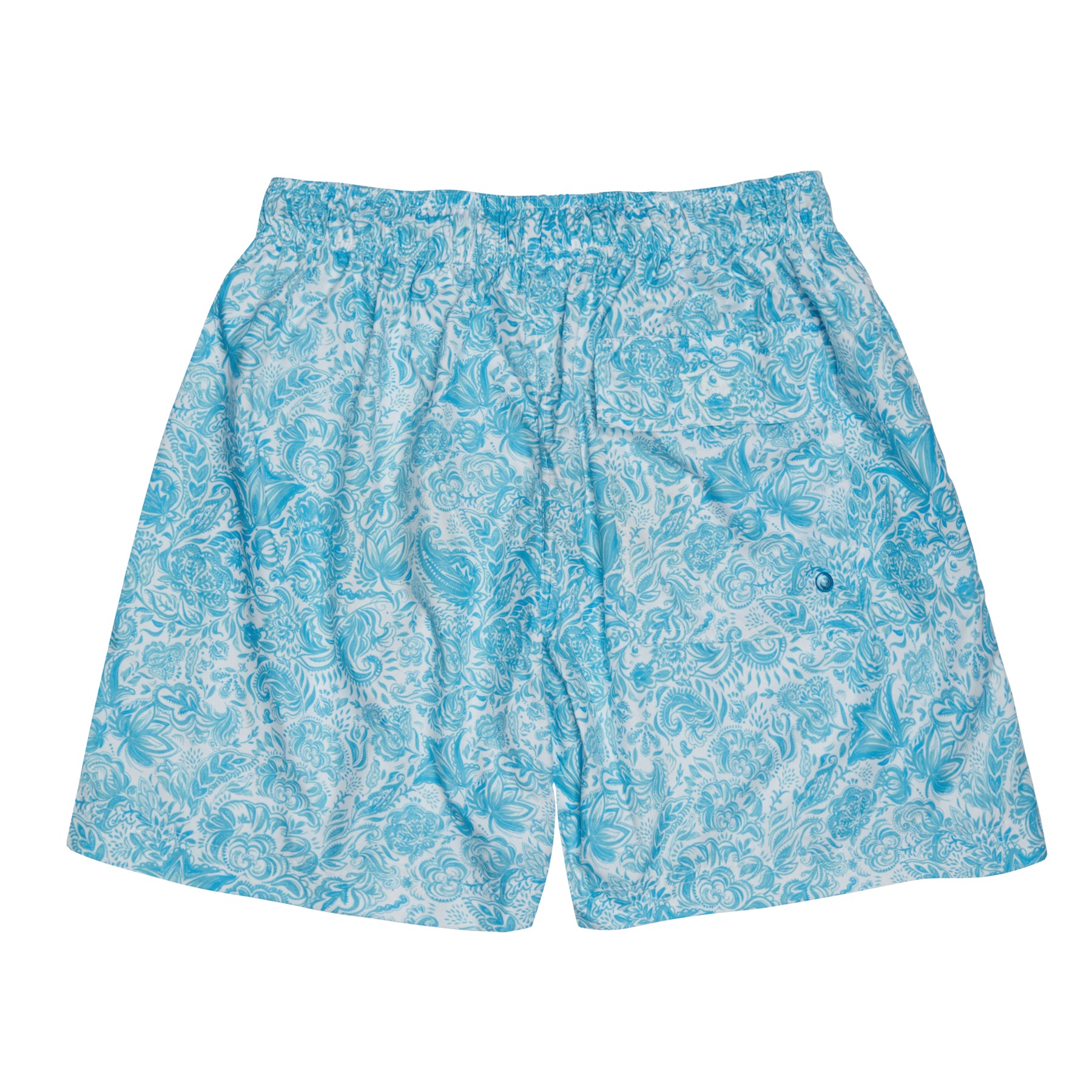 MEN'S SWIM SHORTS PAISLEY TURQUOISE