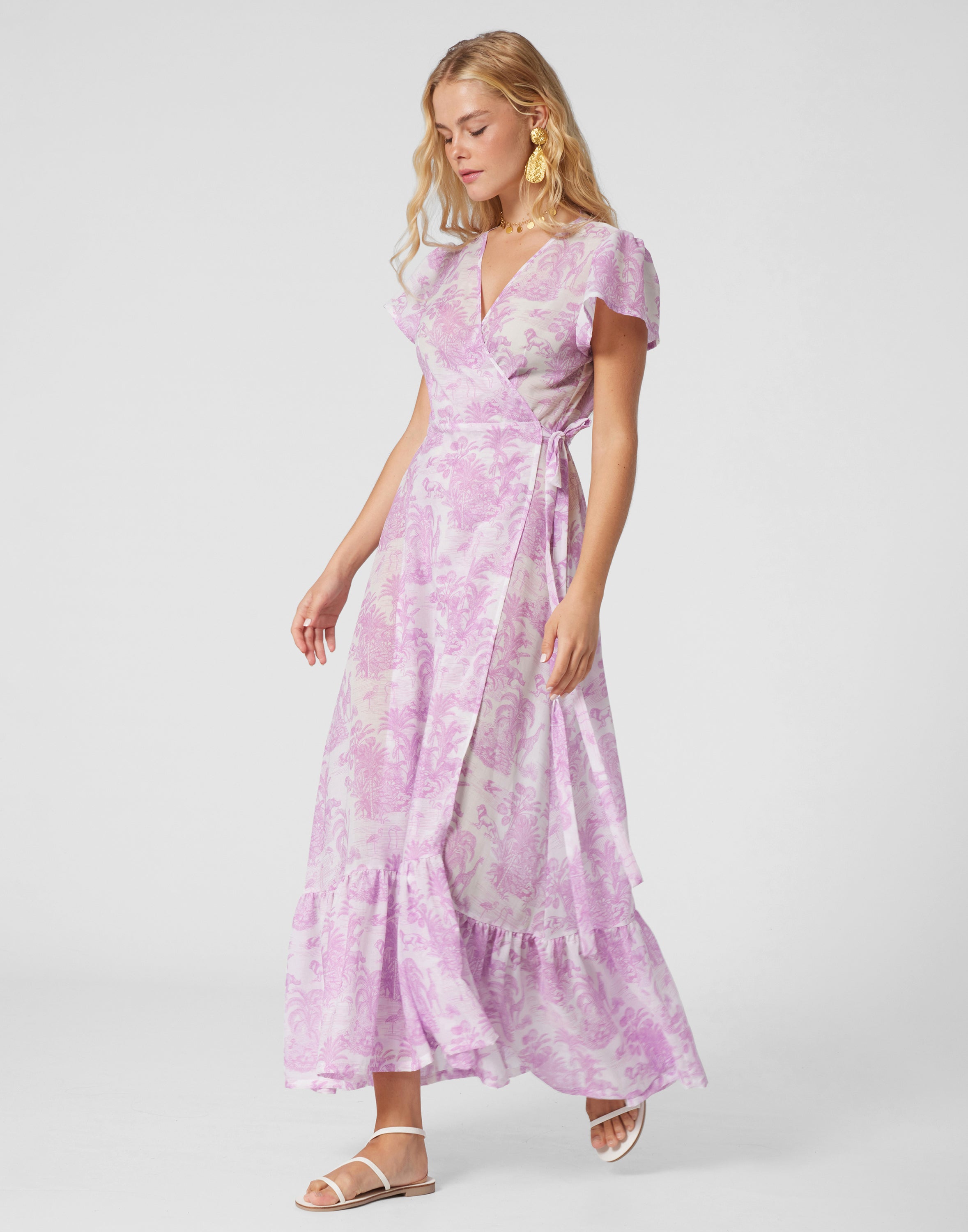 WOMEN'S  WRAP DRESS