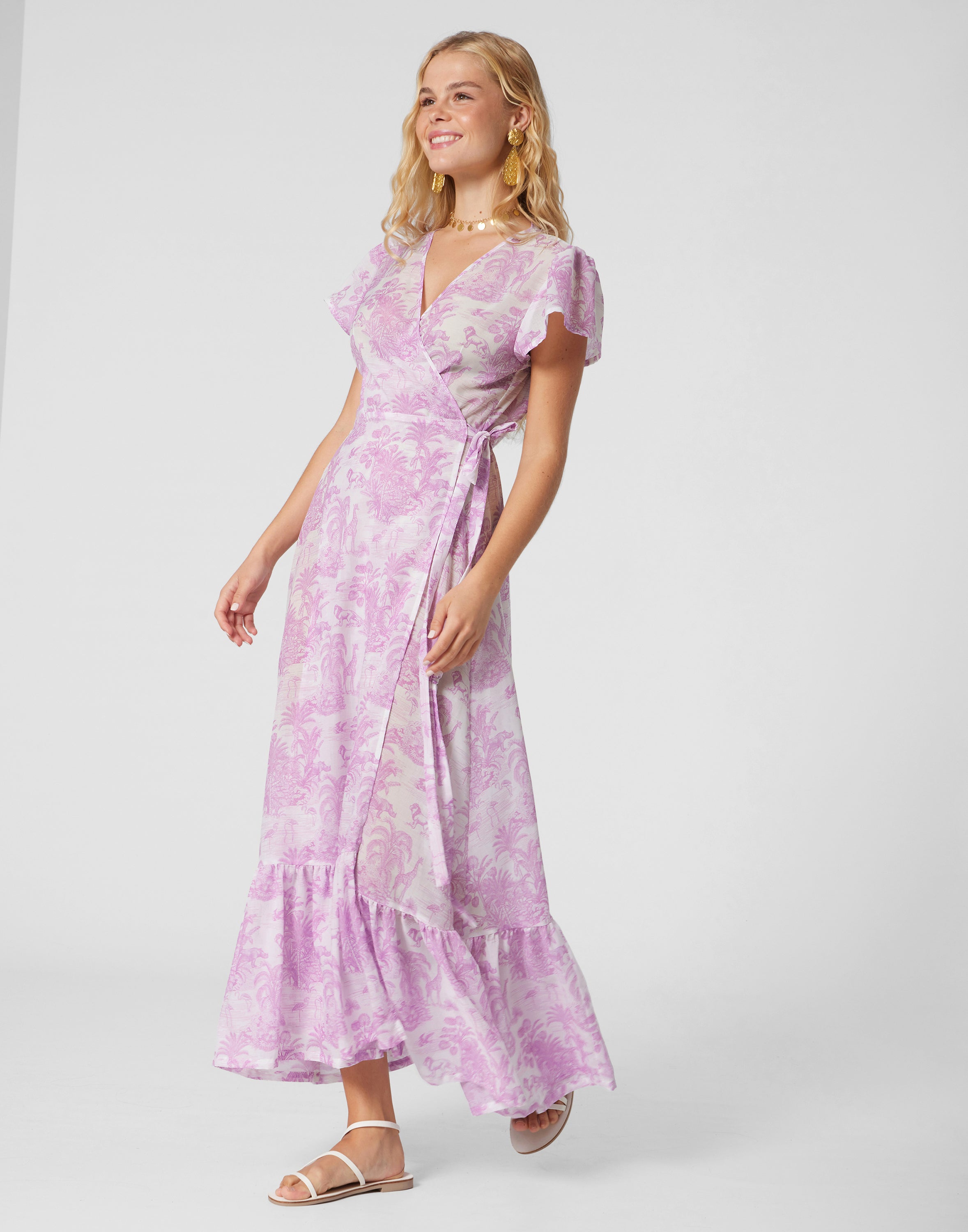 WOMEN'S  WRAP DRESS