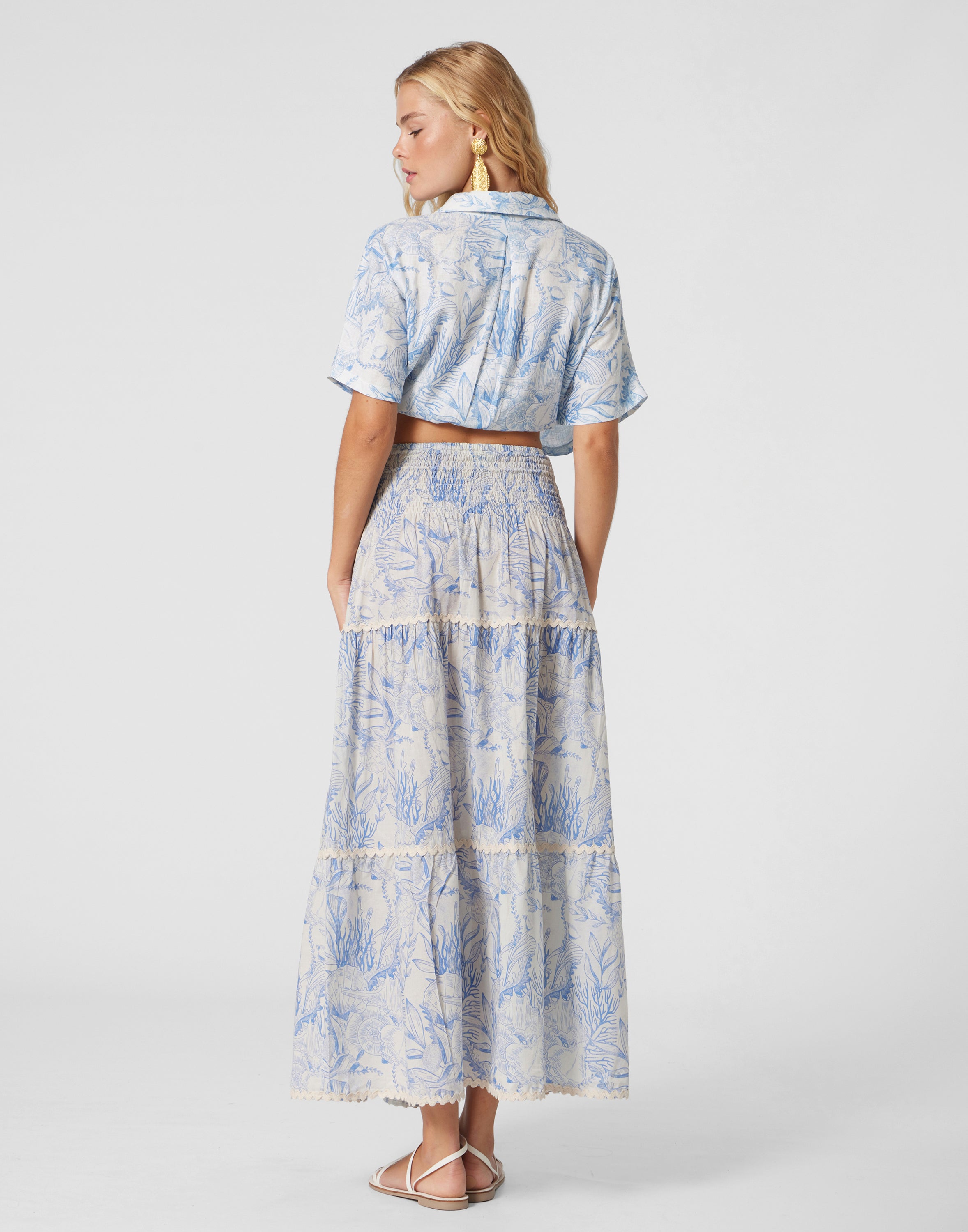 WOMAN'S LONG COTTON SKIRT