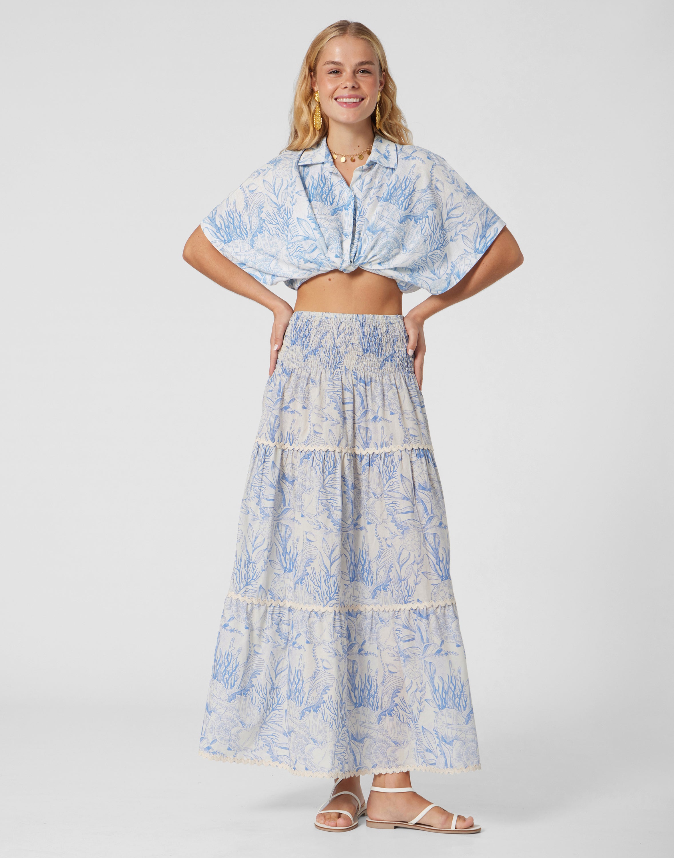 WOMAN'S LONG COTTON SKIRT