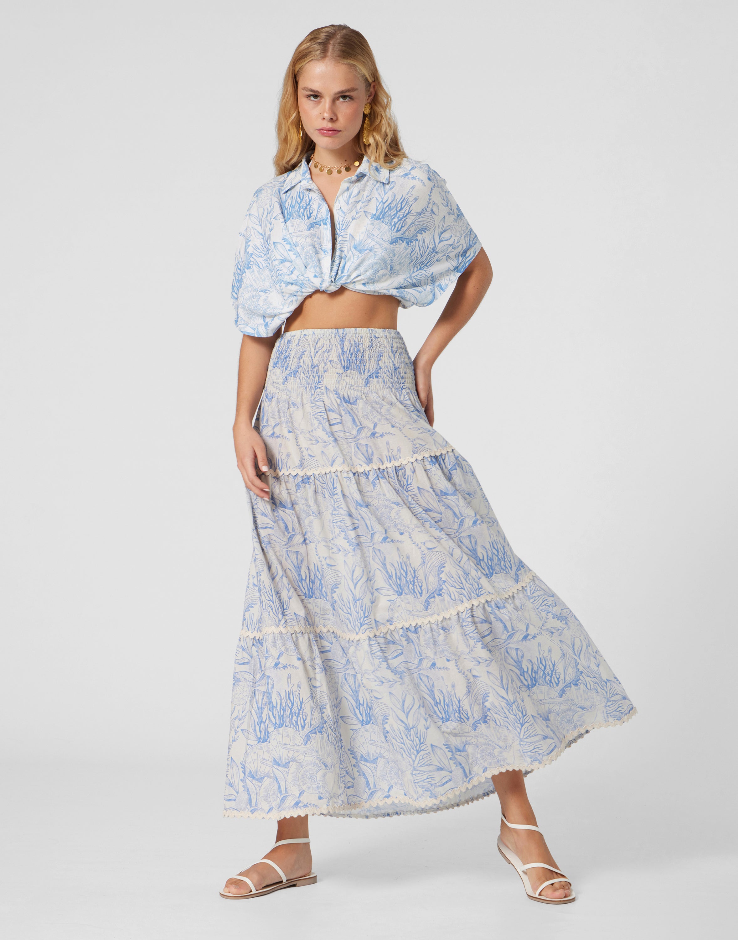 WOMAN'S LONG COTTON SKIRT