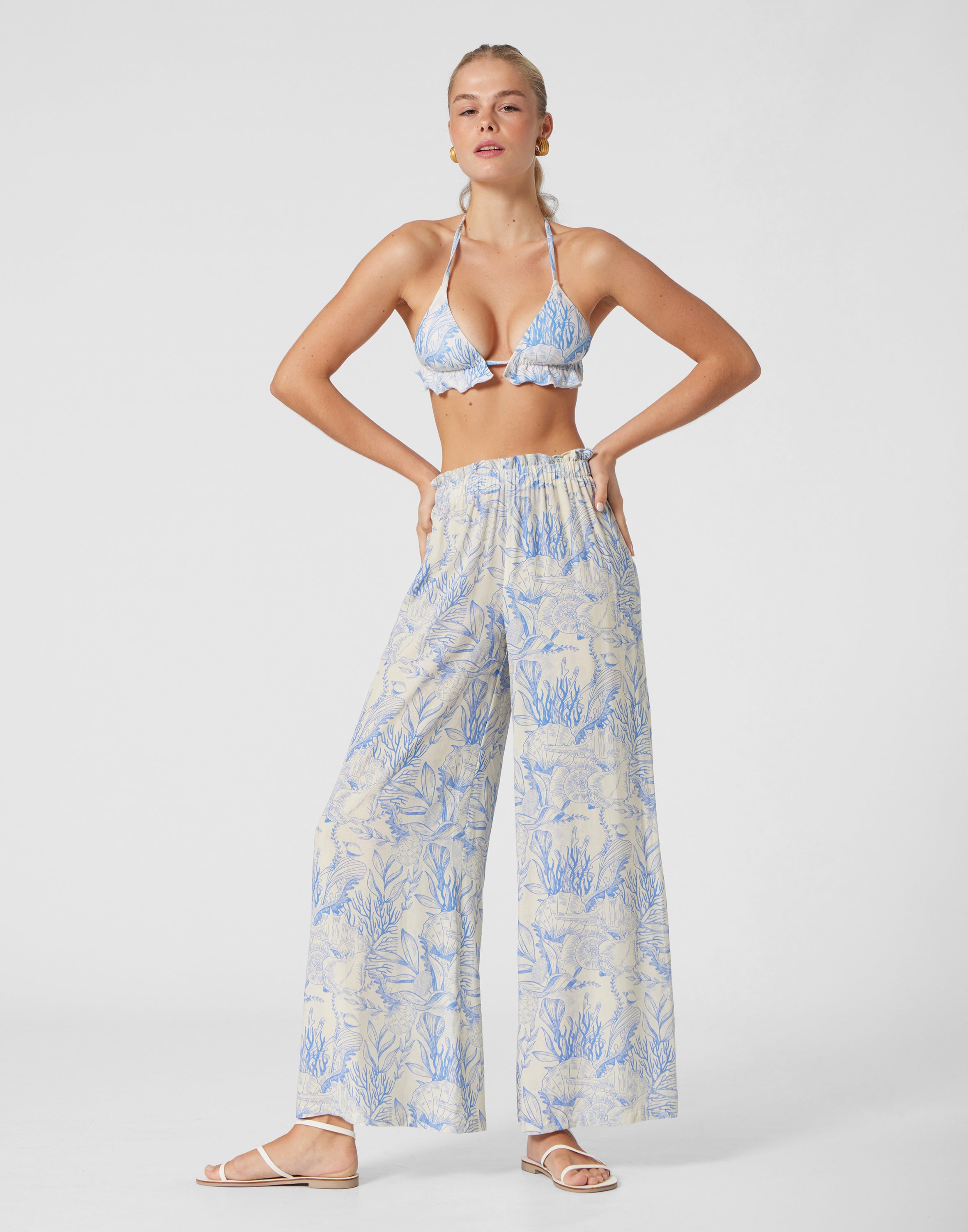 WOMEN'S  PANTS THALASSA BLUE