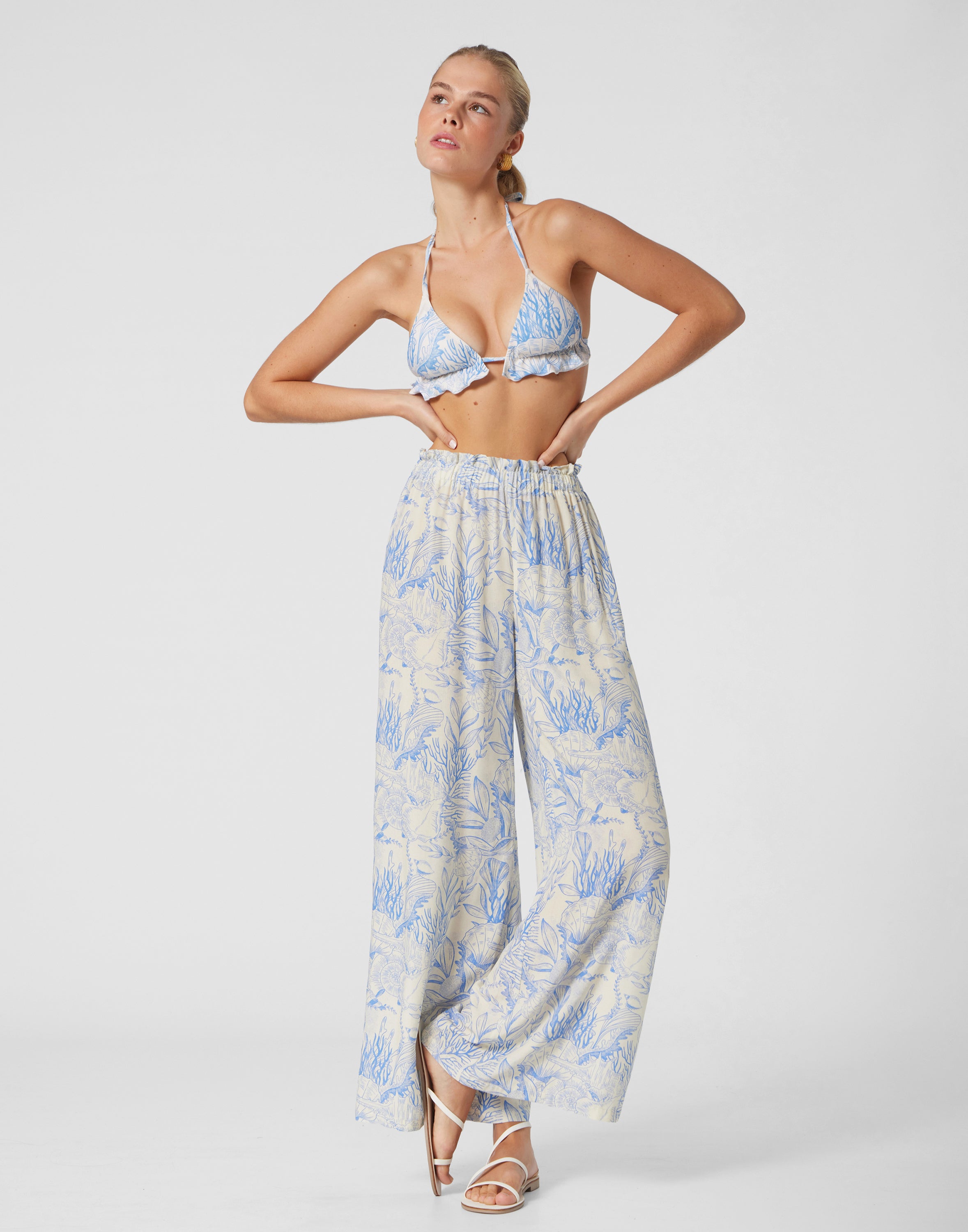 WOMEN'S  PANTS THALASSA BLUE