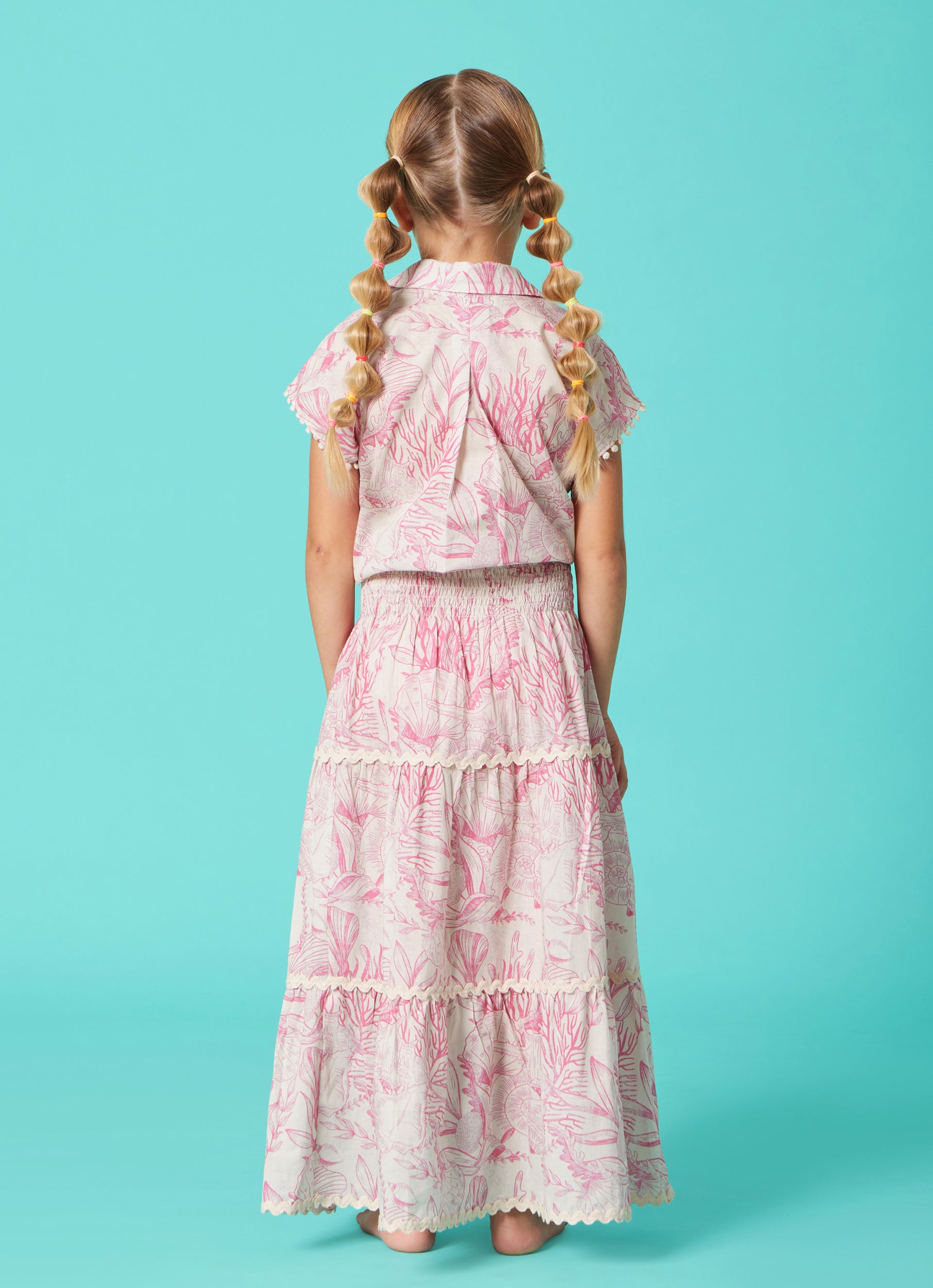 GIRL'S SHIRT THALASSA PINK