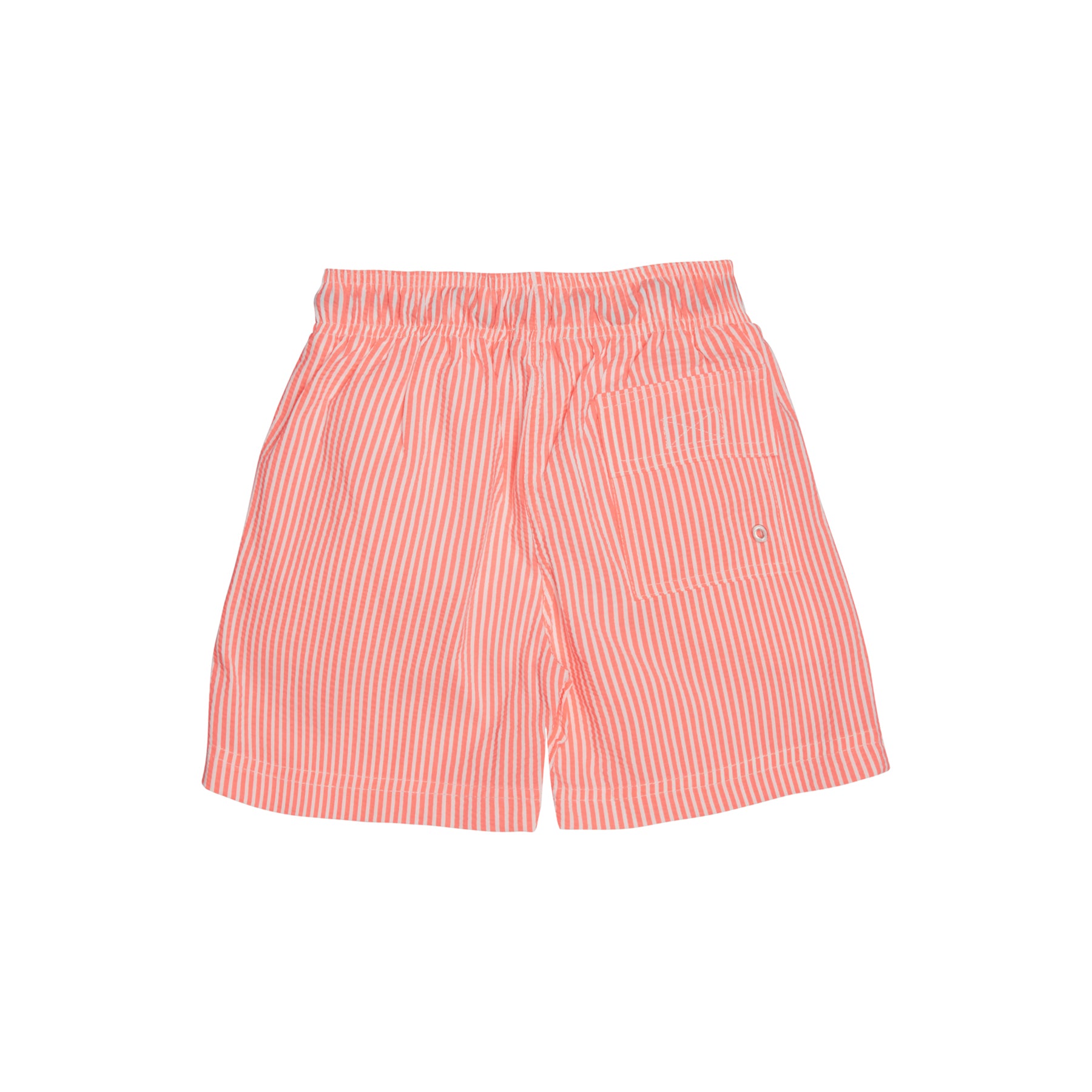 BOY'S SWIM SHORTS ORANGE STRIPES