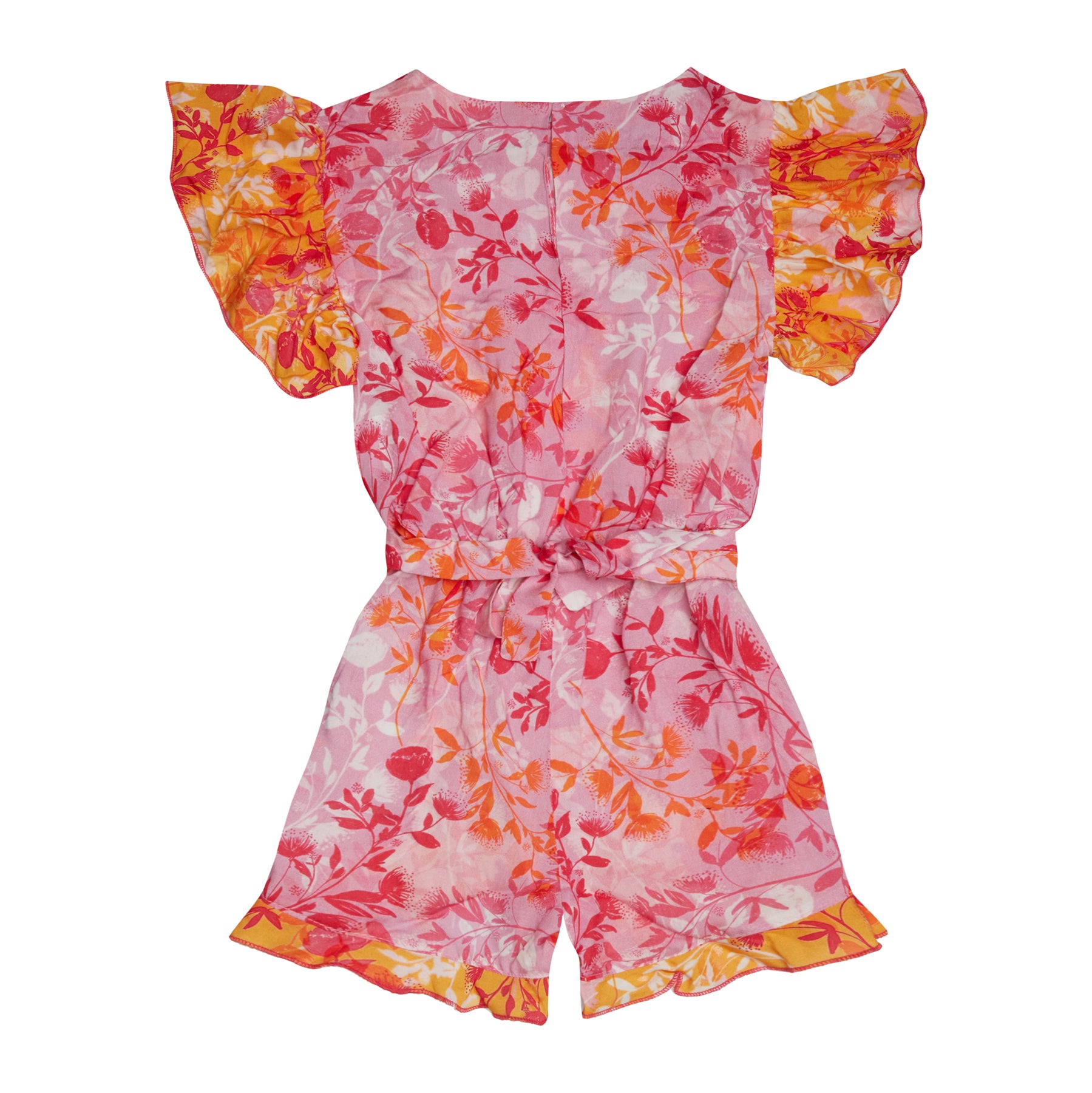 GIRL'S PLAYSUIT BOTANICAL LILAC