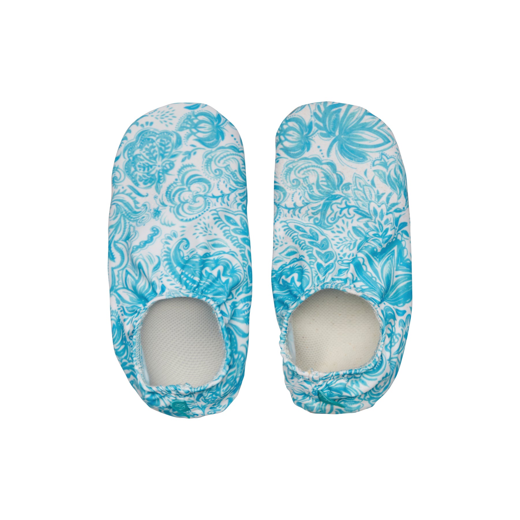 BEACH SHOES PAISLEY TURQUOISE