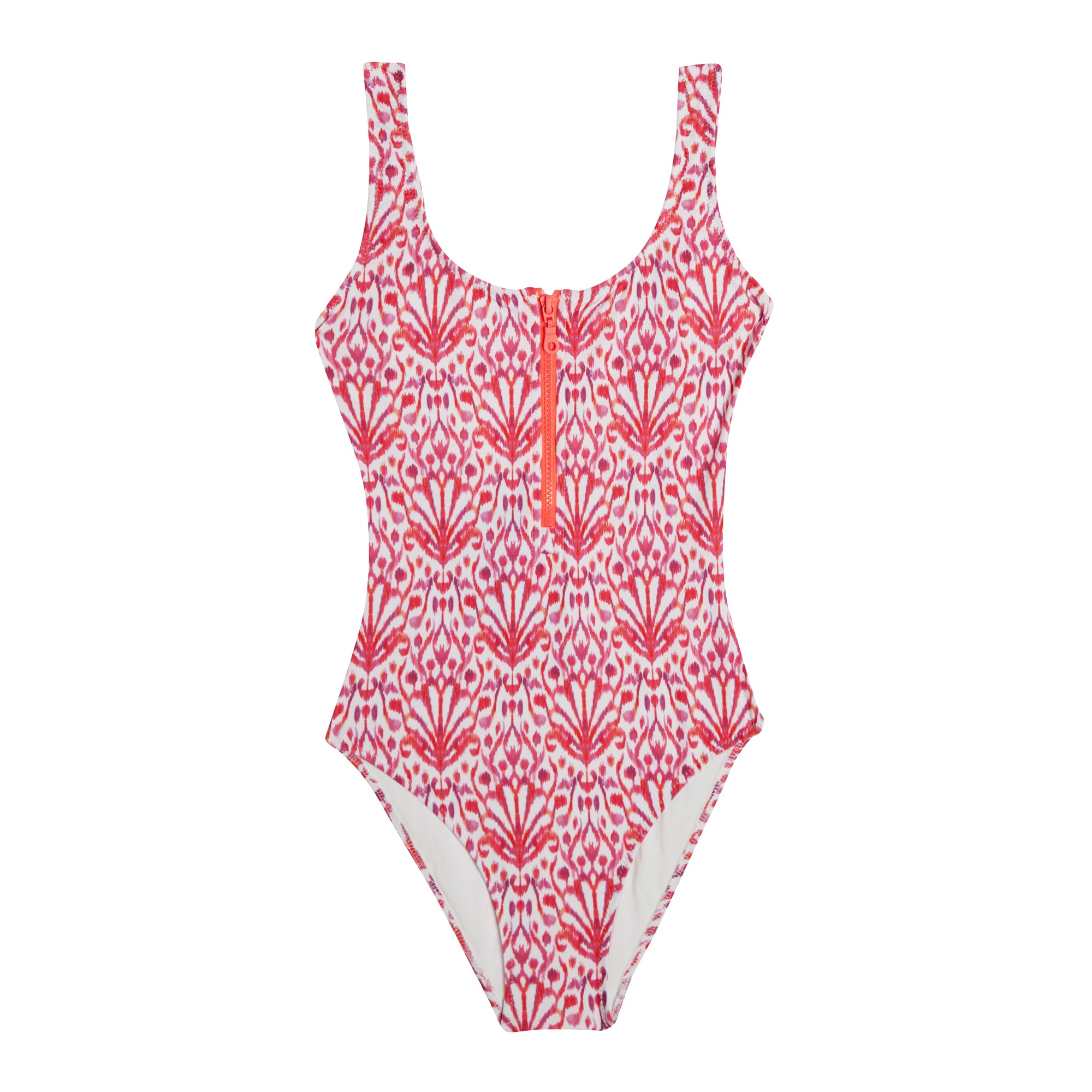 WOMEN'S ONE PIECE ZIPPER IKAT