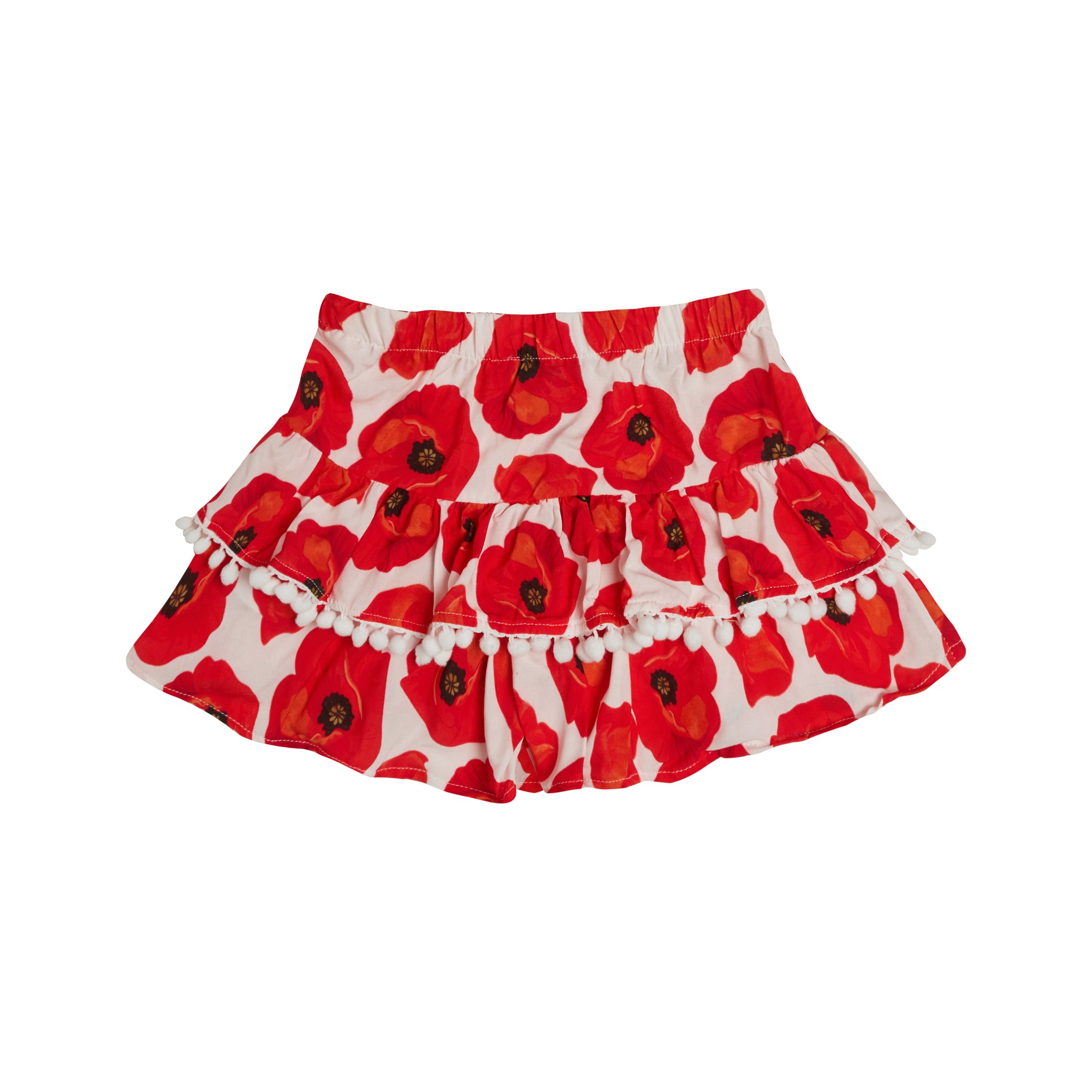 GIRL'S SET TOP SKORT POPPY